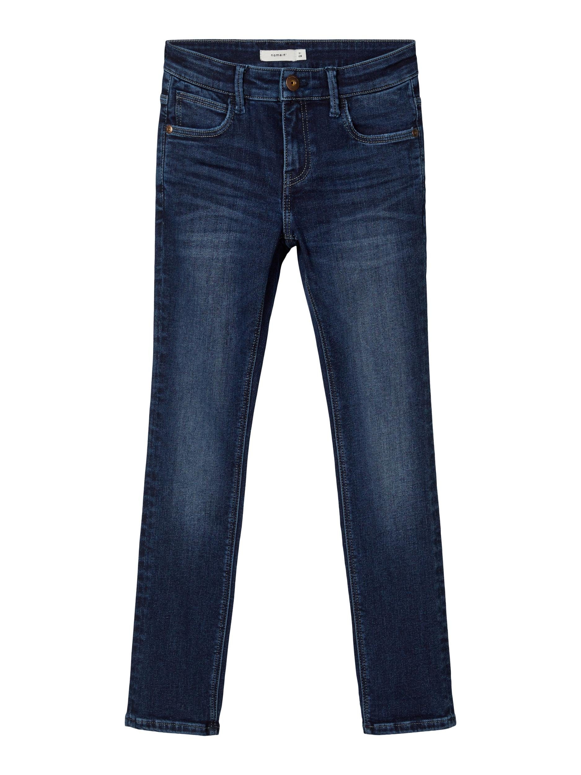 Slim-fit-Jeans Dark Blue Denim-146