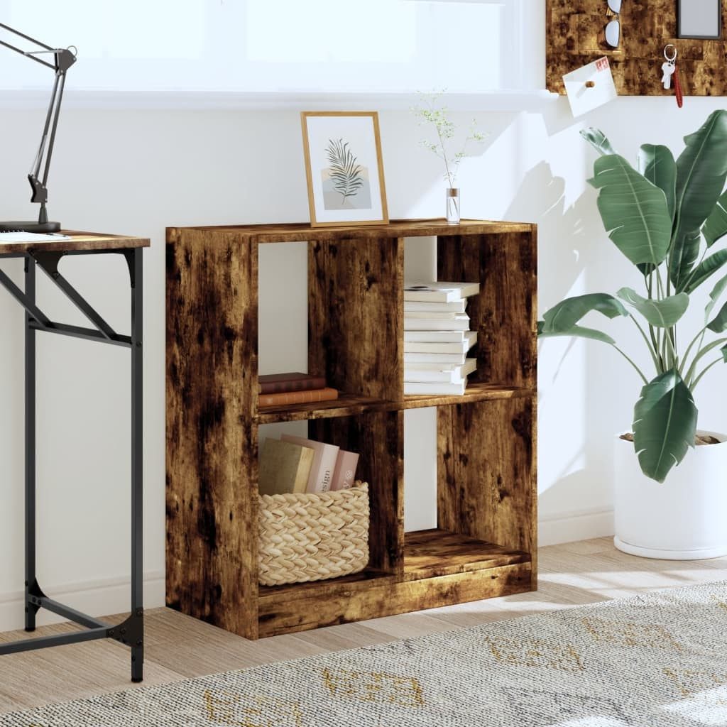 vidaXL Bücherregal Bücherregal Räuchereiche 68,5x32x75 cm günstig online kaufen