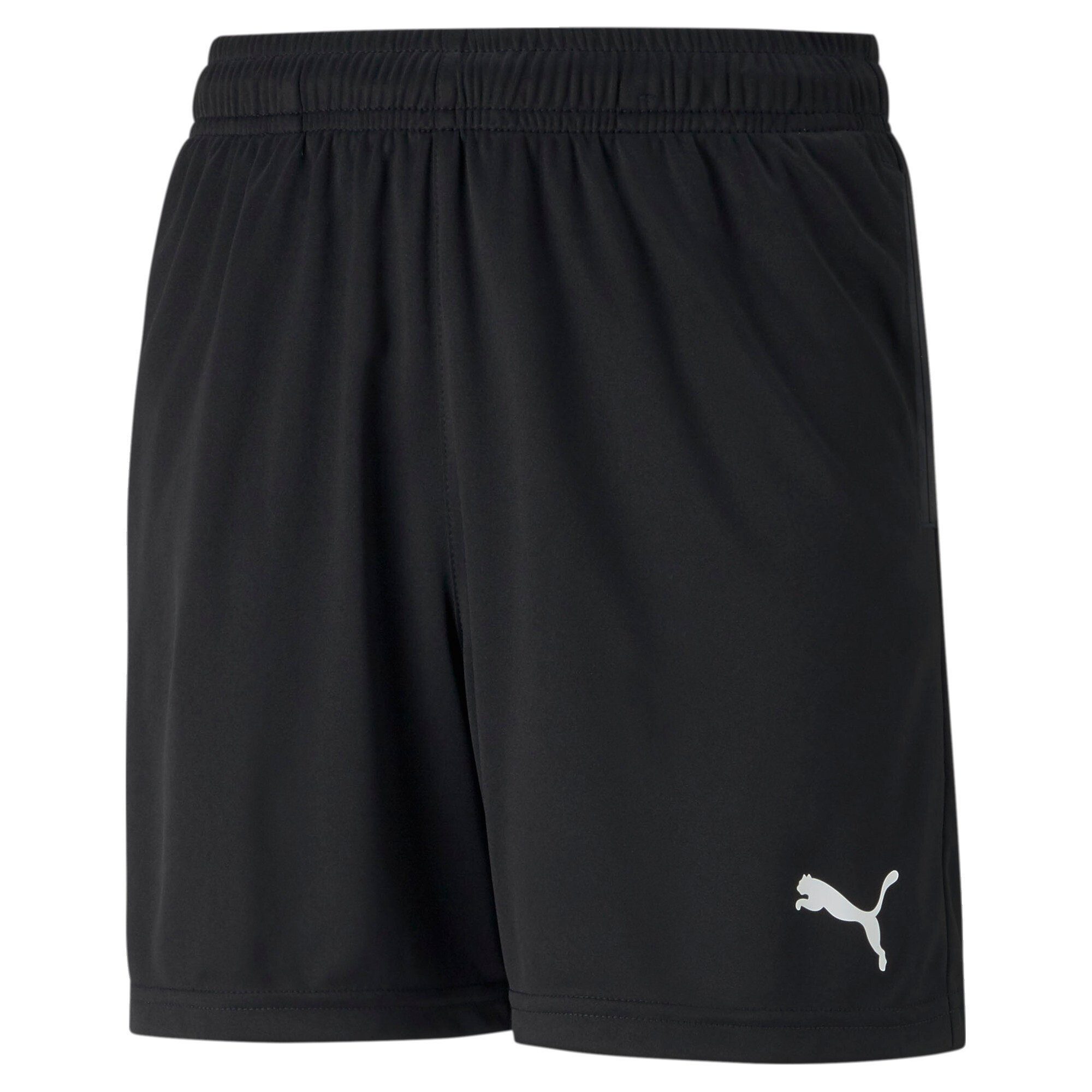 PUMA Trainingsshorts TEAMRISE TRAINING SHORTS JR aus Interlock-Material, mit Reißverschluss, kniebedeckender Schnitt – Bild 2 von 3