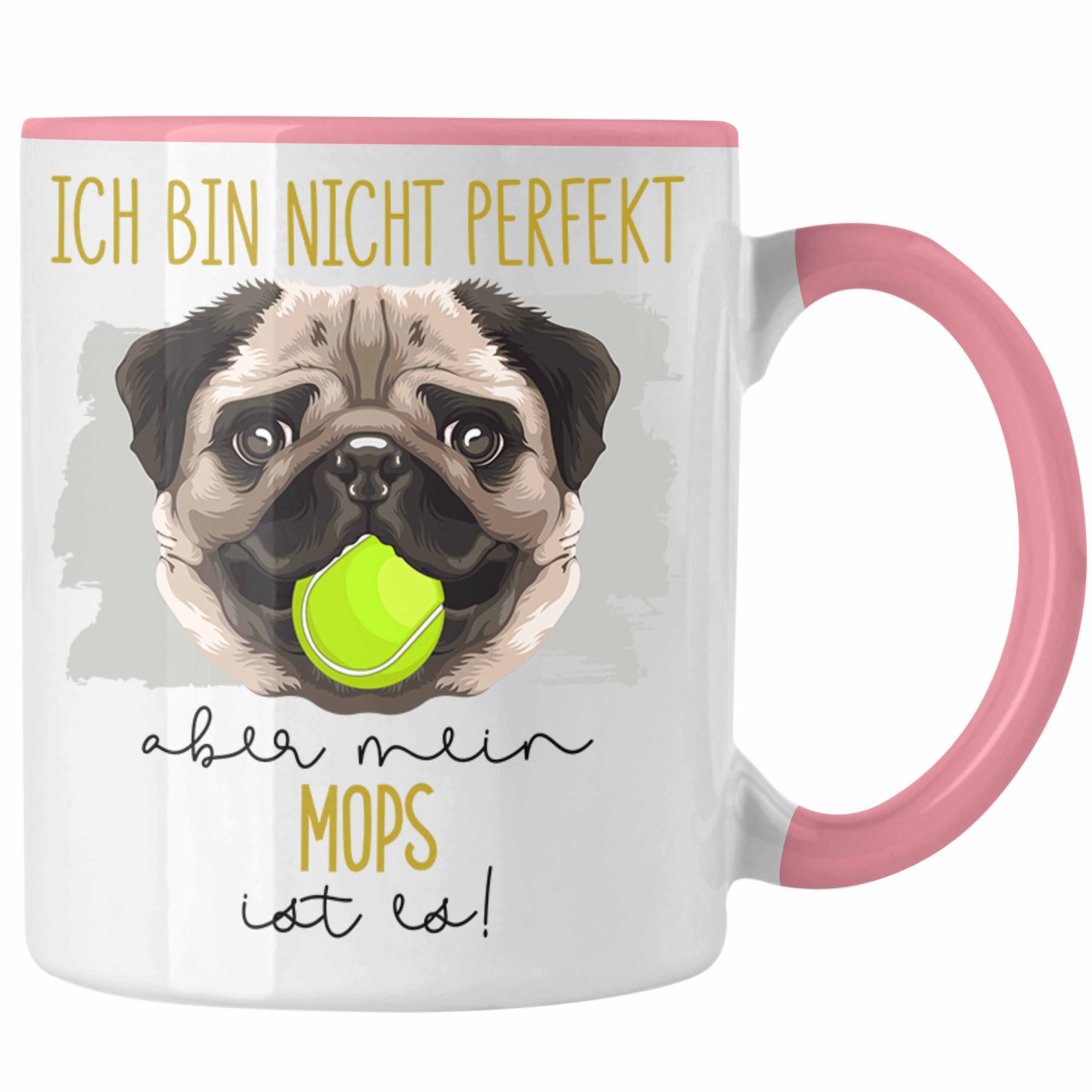 Trendation Spruch Mops Rosa Geschenk I Geschenkidee Tasse Besitzerin Lustiger Tasse Besitzer