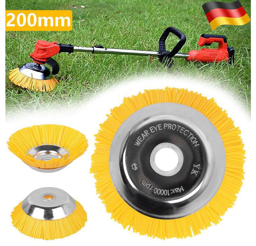 Thumbnail - Refined Living Ersatzbürste 8" Unkrautbürste 25,4 mm für Freischneider, Nylon Trimmerkopf, (Unkrautbürste Freischneider,...