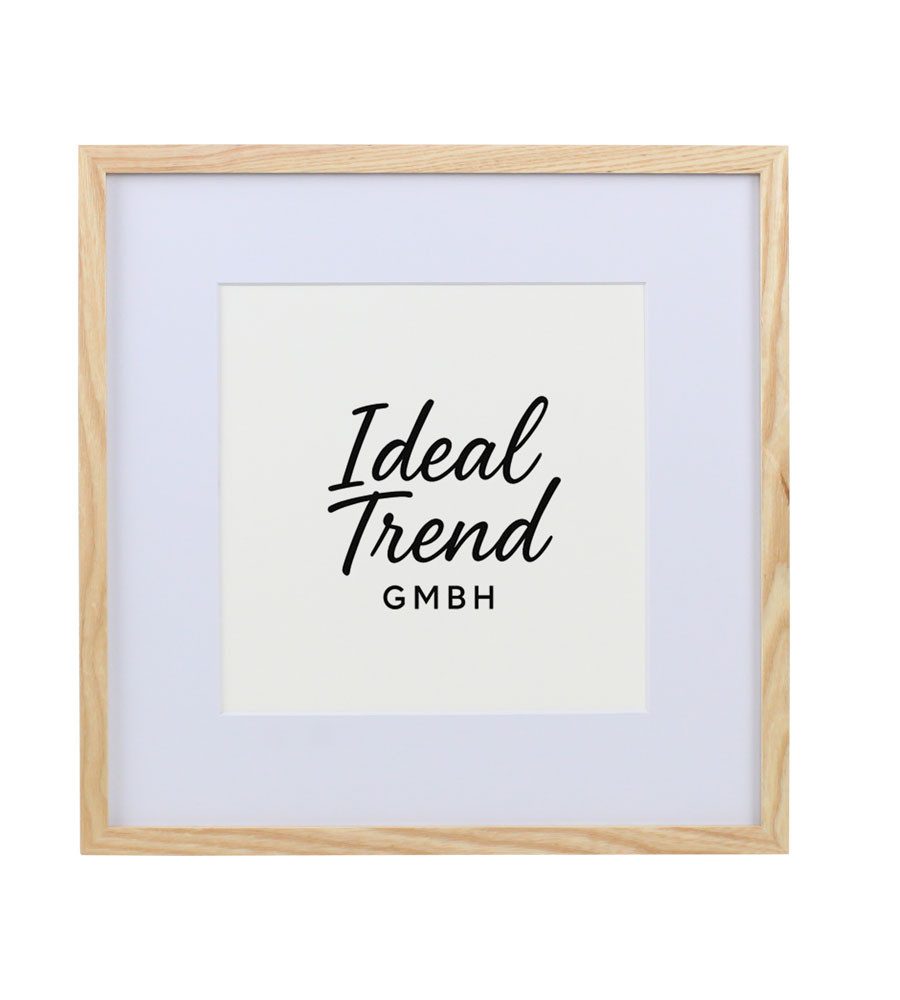 IDEAL TREND Bilderrahmen Bilderrahmen Massivholz Eiche günstig online kaufen