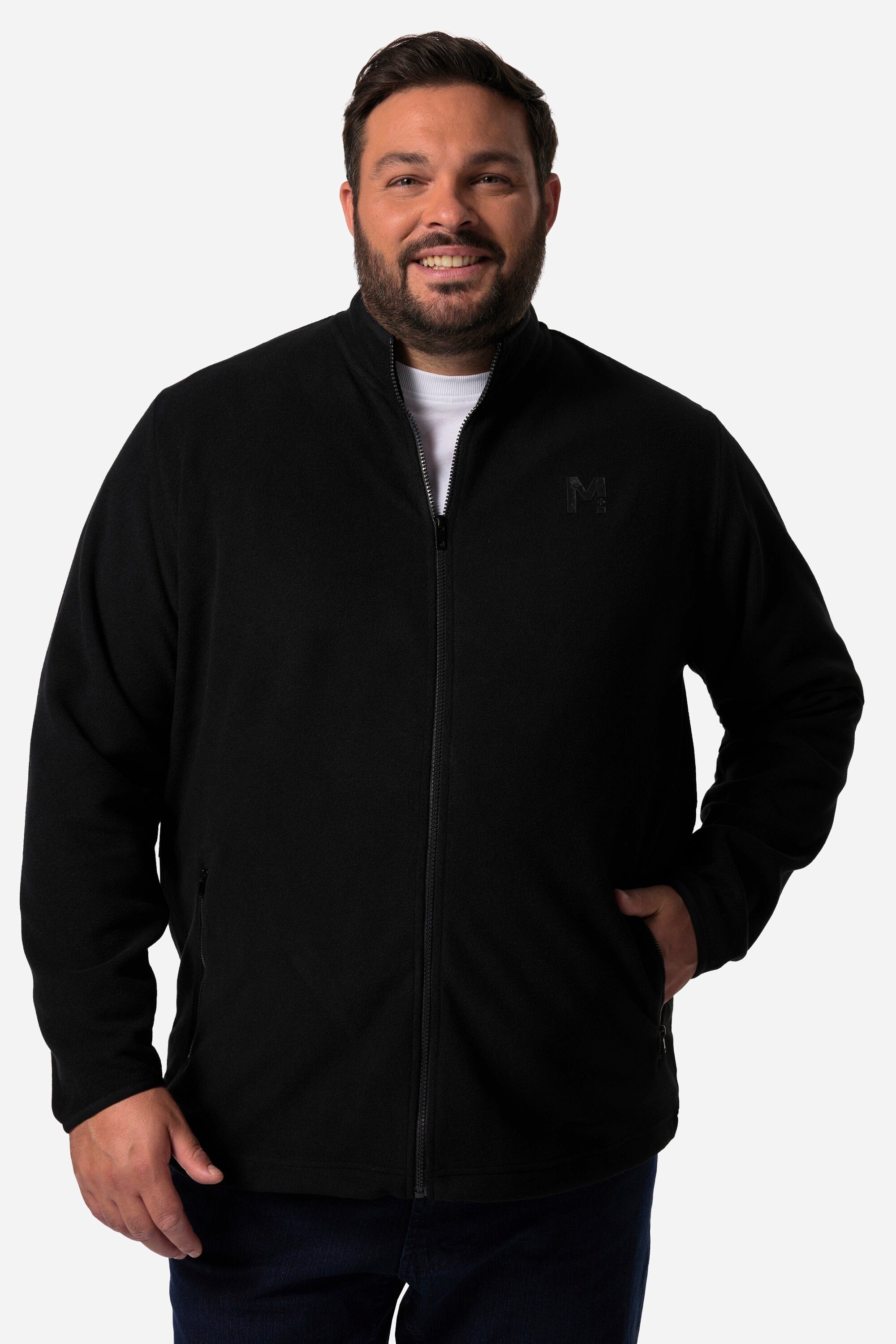 Men Plus Fleecejacke Men+ Fleecejacke Stehkragen günstig online kaufen