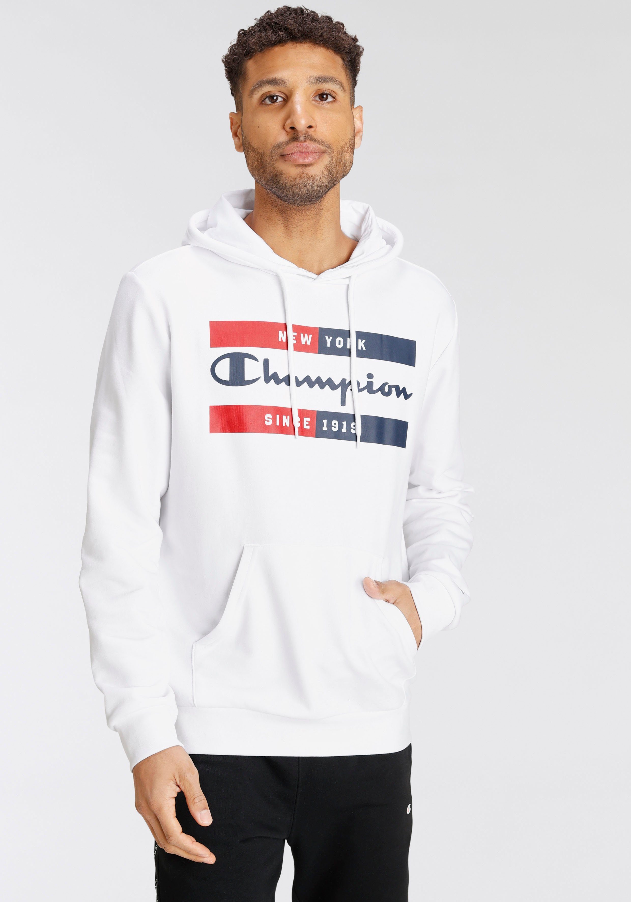 Champion Kapuzensweatshirt Hooded Sweatshirt weiß