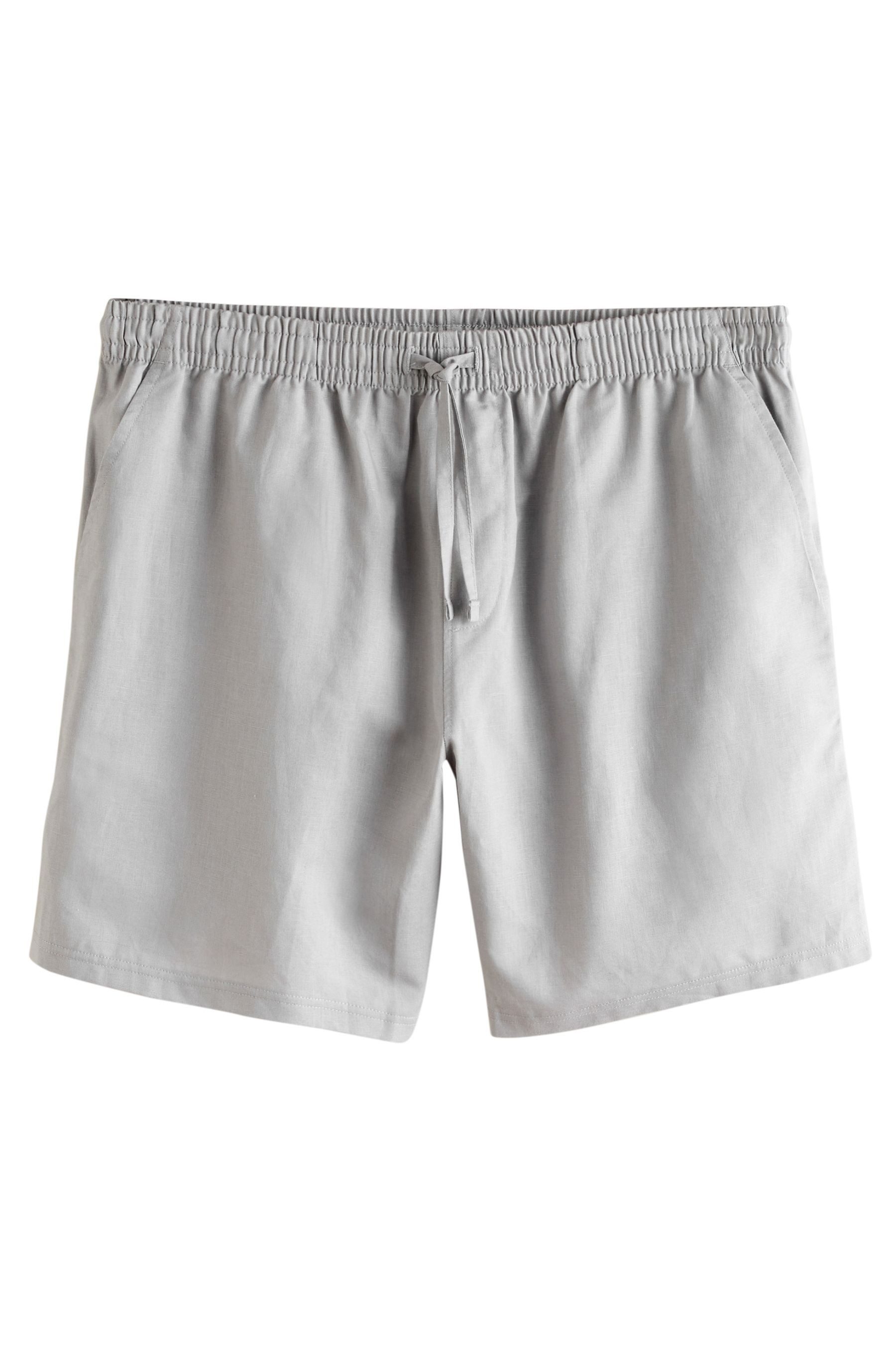 Next Pyjama Kurzer Schlafanzug aus Leinengemisch (2 tlg)