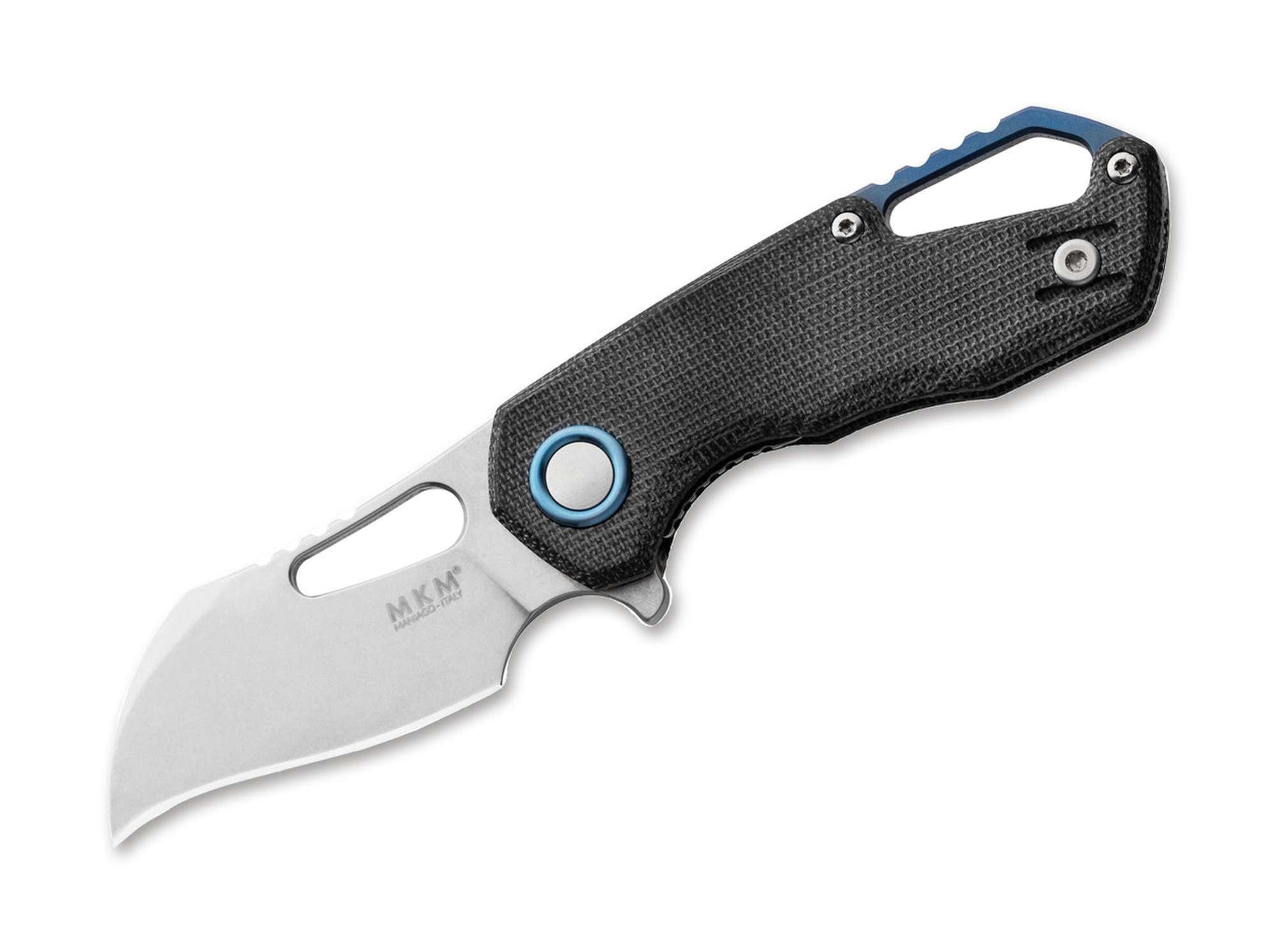 MKM Taschenmesser Taschenmesser Isonzo M390 Hawkbill Micarta Black