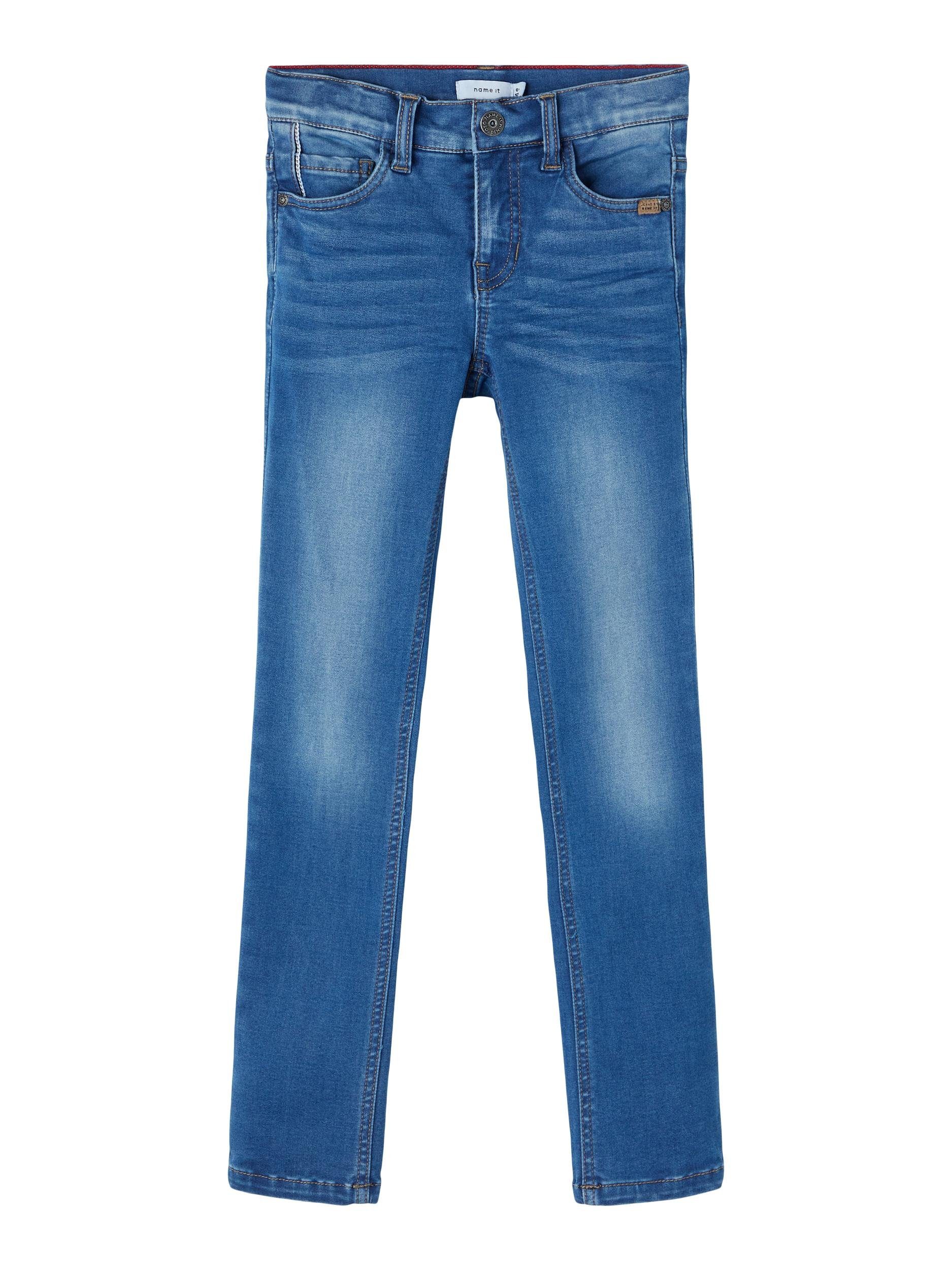Name It Skinny-fit-Jeans NKMTHEO DNMCLAS PANT medium blue denim