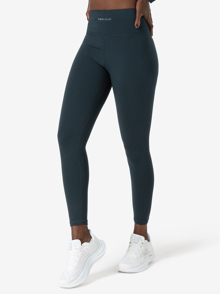 SUPER.NATURAL Funktionstights für Damen, Merino HIGH RISE TIGHT atmungsaktiv, sportlich