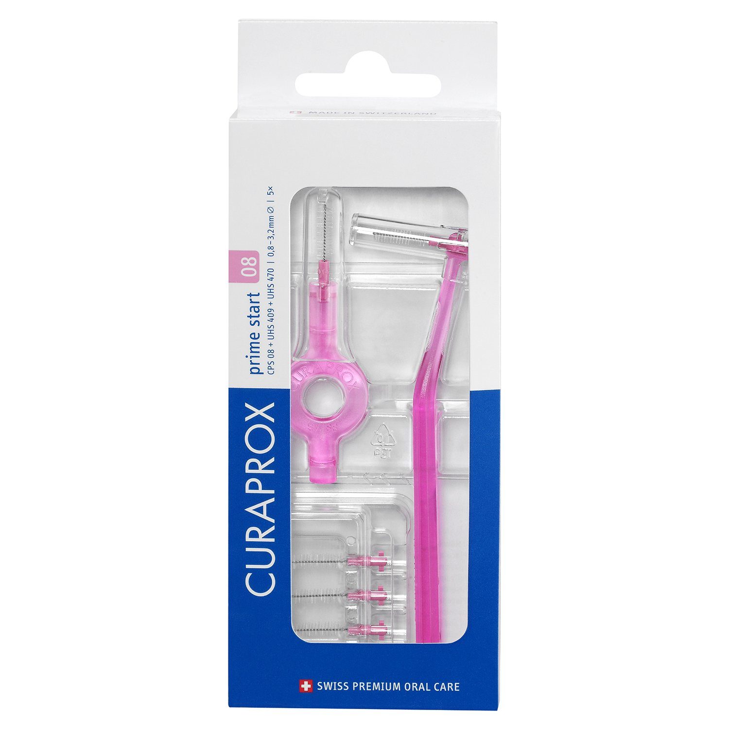 Interdentalbürsten Interdentalbürsten CPS prime Start Set, 5 Bürsten mit 2 Haltern