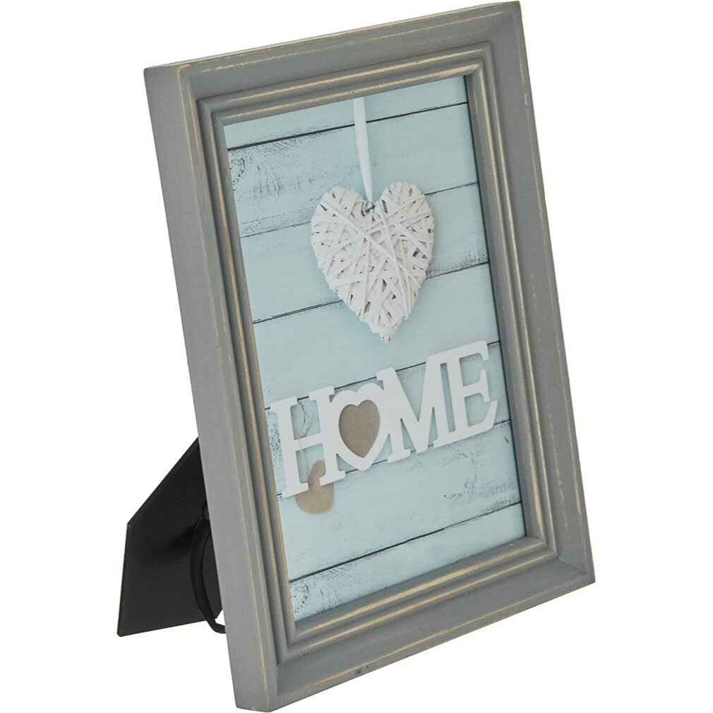 Rahmen - Wooden Photo Frame Vintage Gray For Photo Size 15x20 - T15668