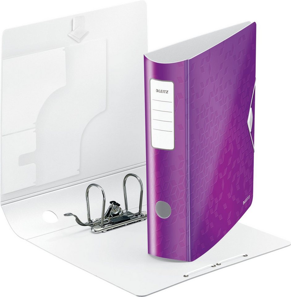 Thumbnail - LEITZ Aktenordner Ordner Active Wow 180 Grad 8cm violett