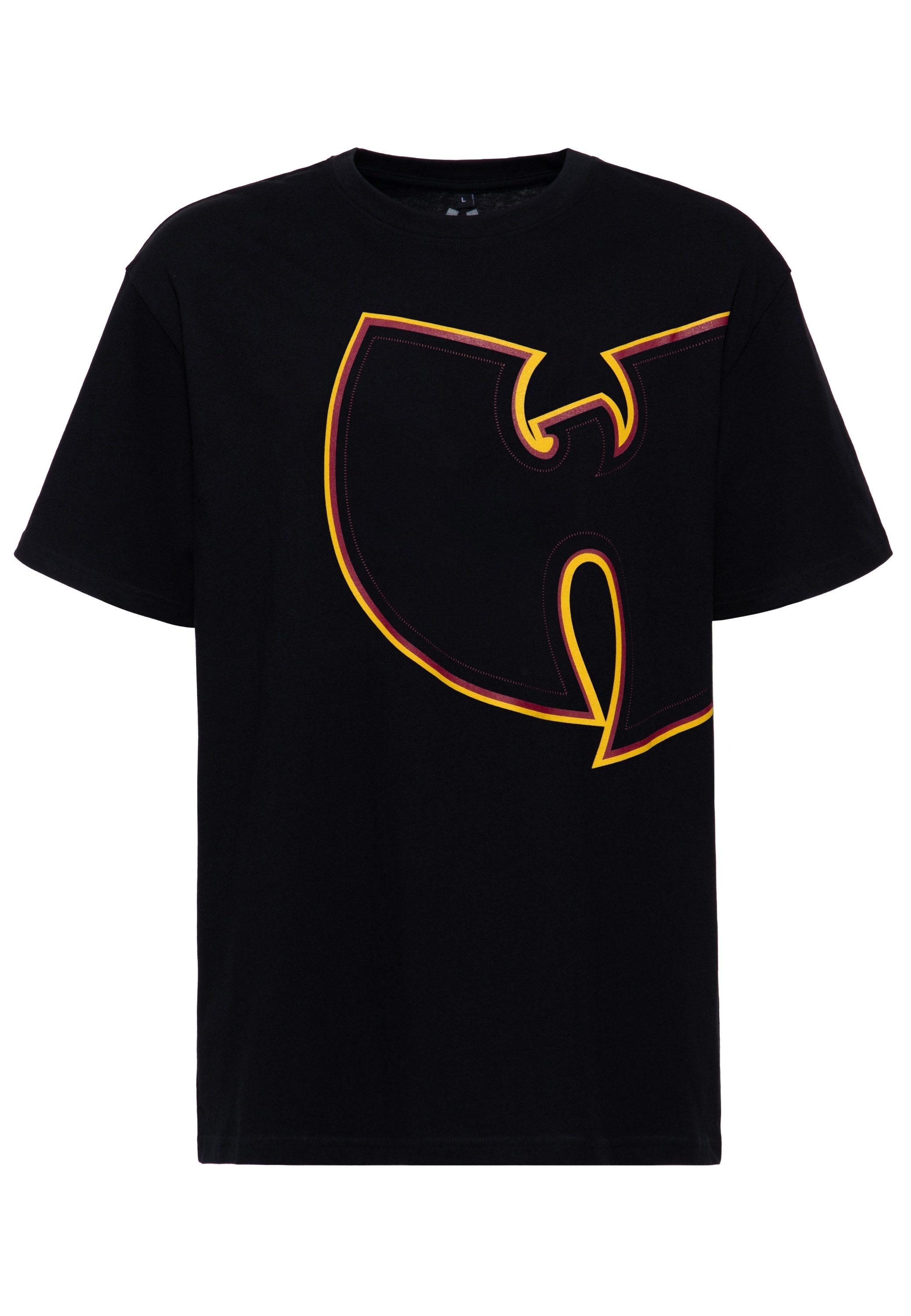 Wu Wear Print-Shirt (1-tlg) mit großem Kontur-Logo