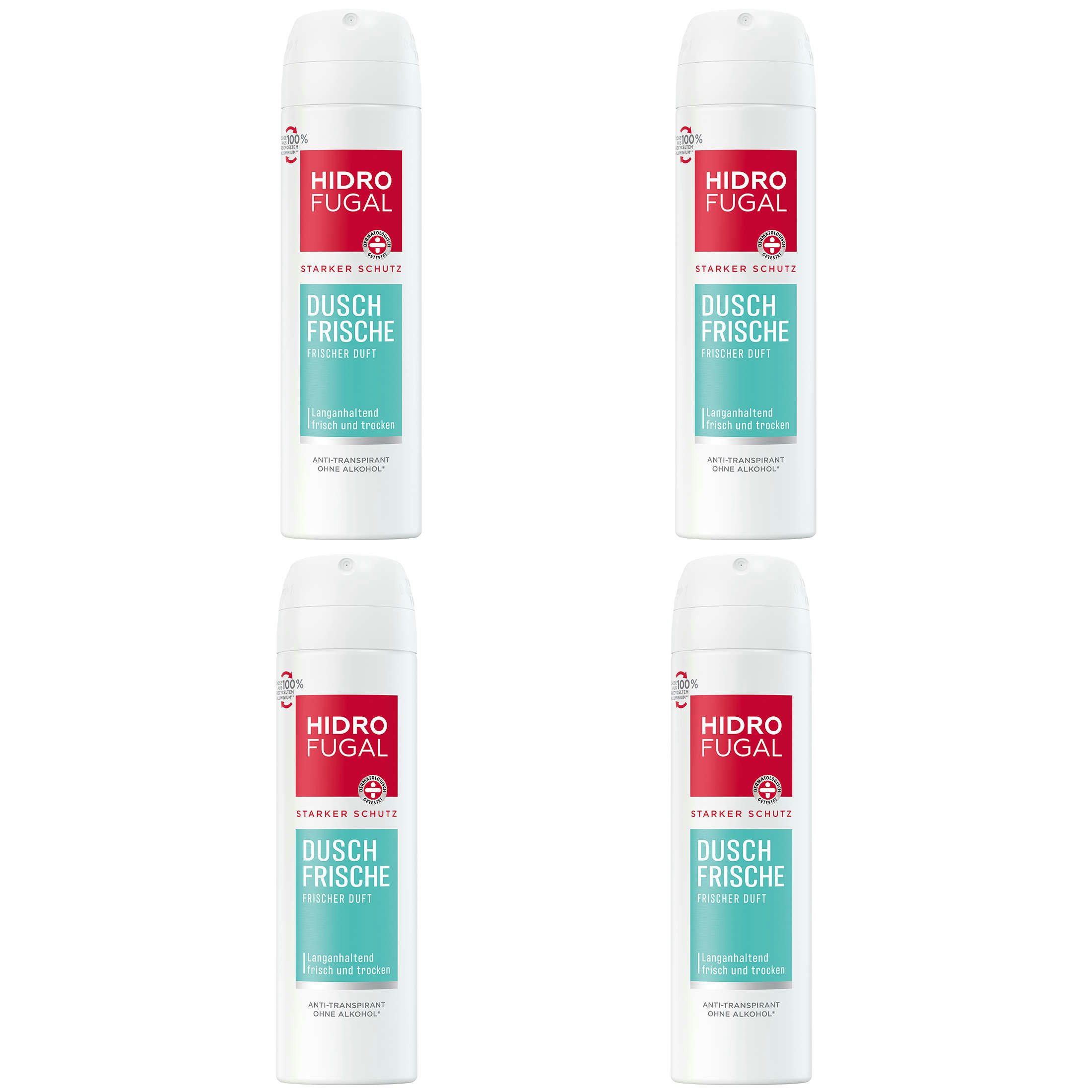 Deo-Spray HIDROFUGAL Deo Spray DUSCH FRISCHE 4 x 150 ml