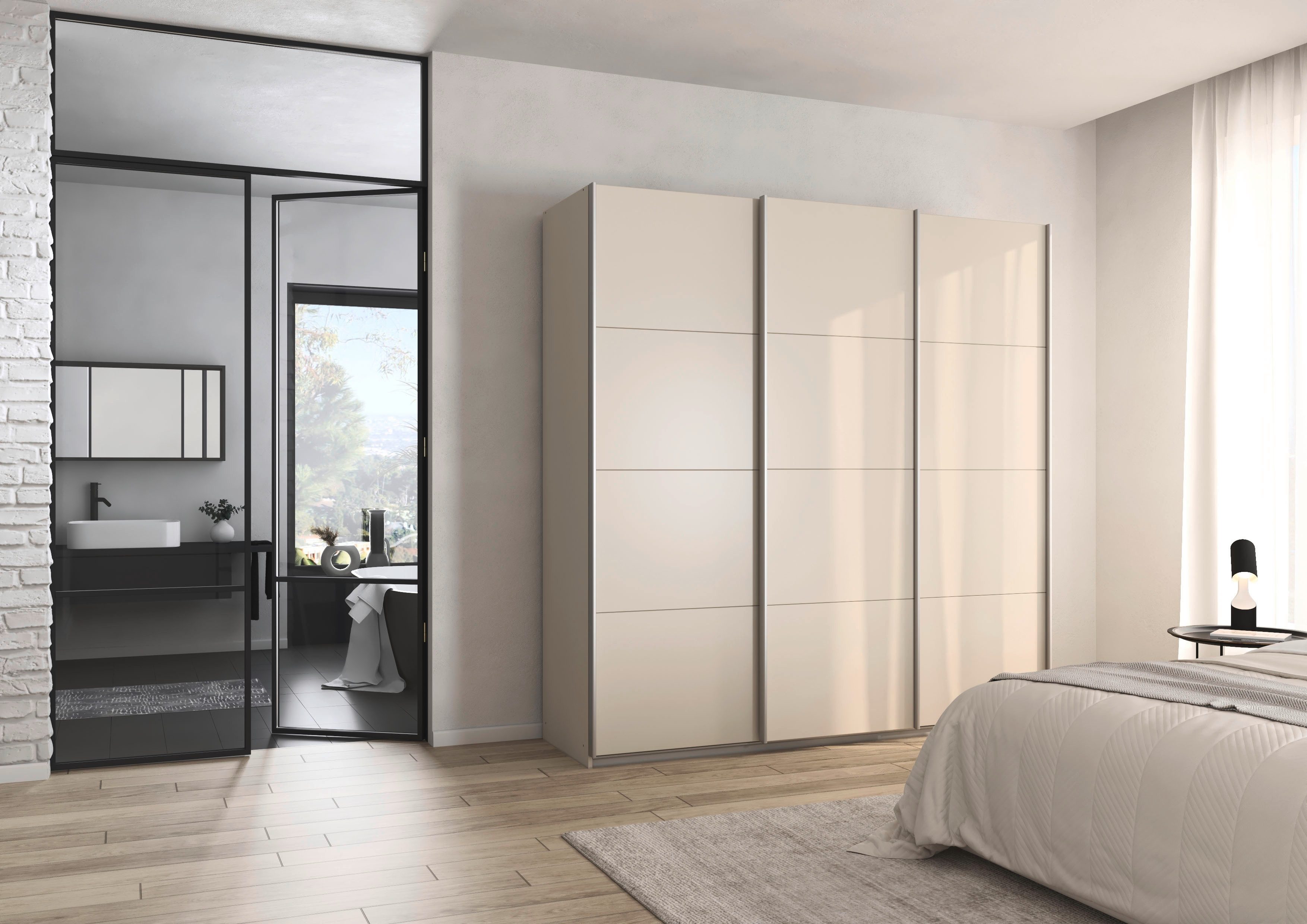 OTTO home Schwebetürenschrank Kleiderschrank Schrank Garderobe AGORDO mit D günstig online kaufen