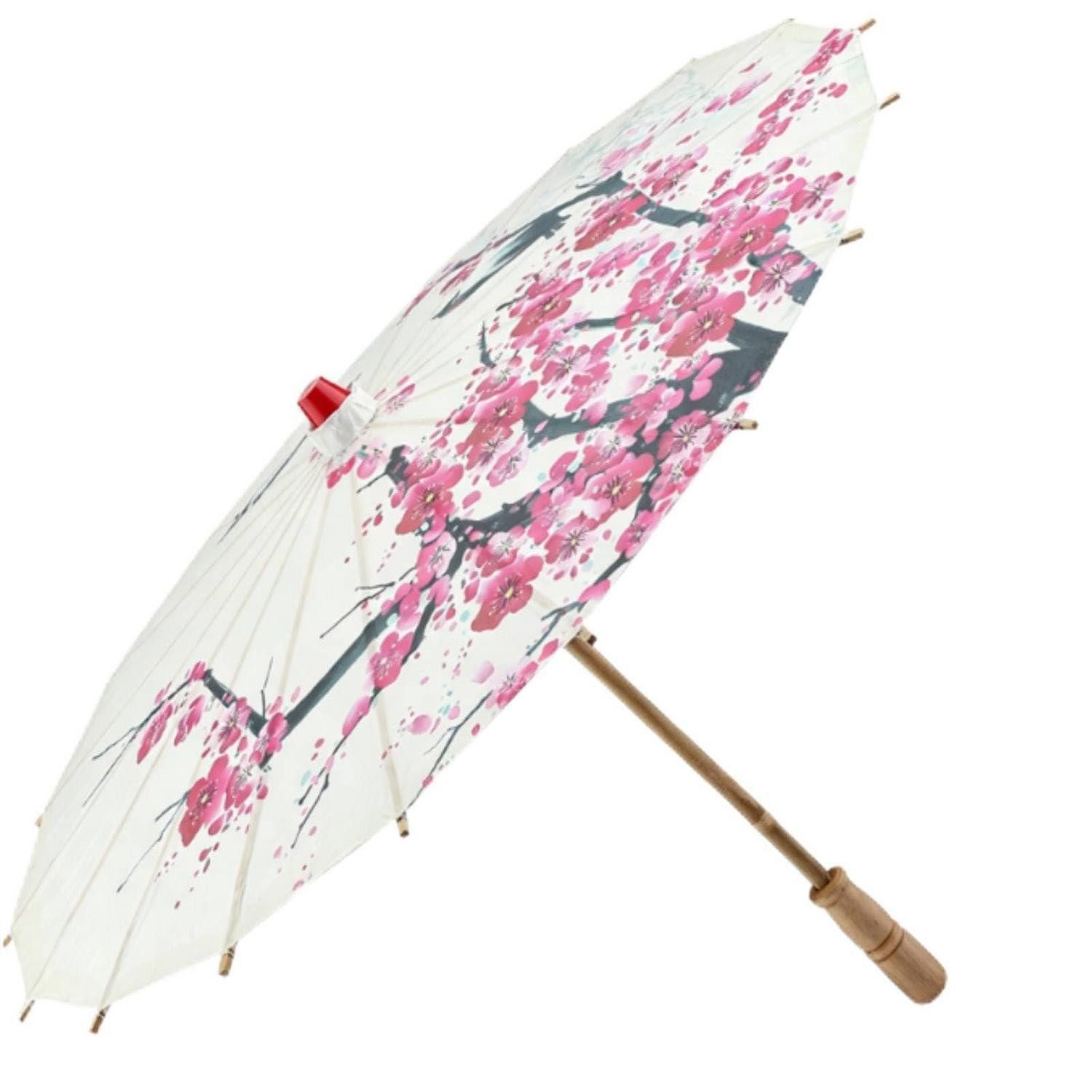LuxusKollektion Taschenregenschirm Papierschirm Pflaumenblüte Chinesisch