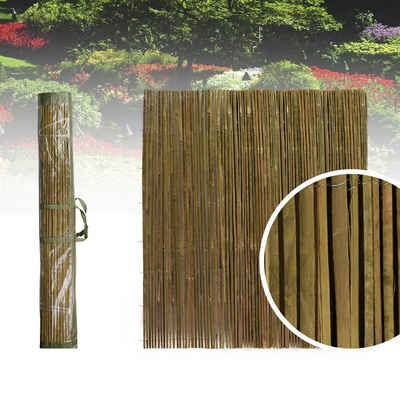 Roysson Garden Sichtschutzzaunmatten Bambusmatte 150x300cm Bambus Windschutz Sichtschutzzaun