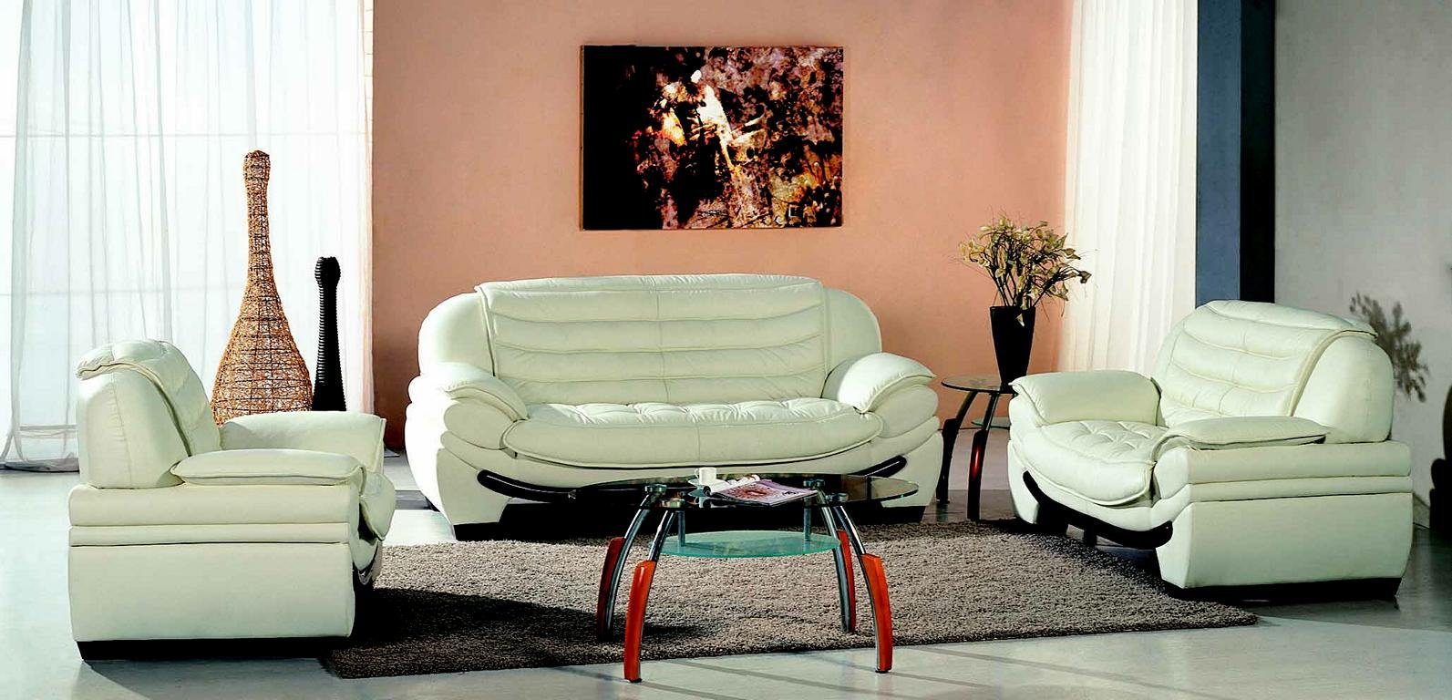 3+2 Garnitur Set Sitzer Made Couch, Ledersofa Sofa in Klassische Europe Sofa JVmoebel