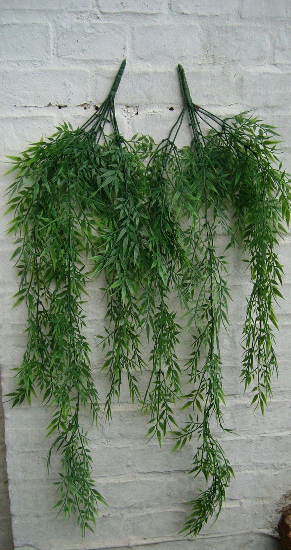 Stück, Kunstpflanze Kunstpflanze, 2 mediterrane Deko-Impression Dekoration, Bambusstrach,