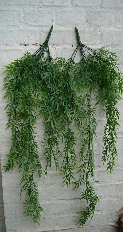 Kunstpflanze Bambusstrach, 2 Stück, Kunstpflanze, mediterrane Dekoration,  Deko-Impression
