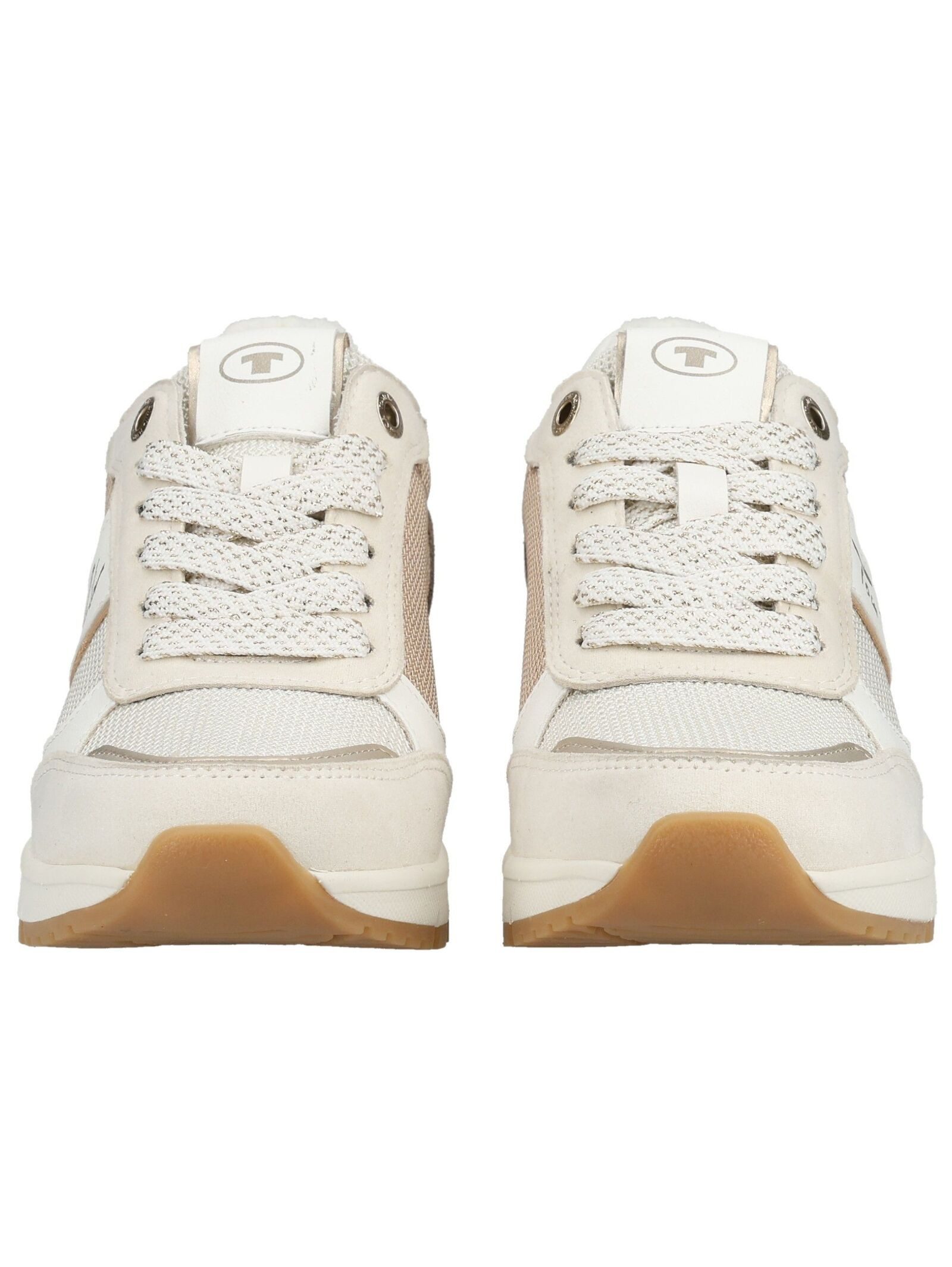 TOM TAILOR Sneaker Lederimitat/Textil . Sneaker (1-tlg)