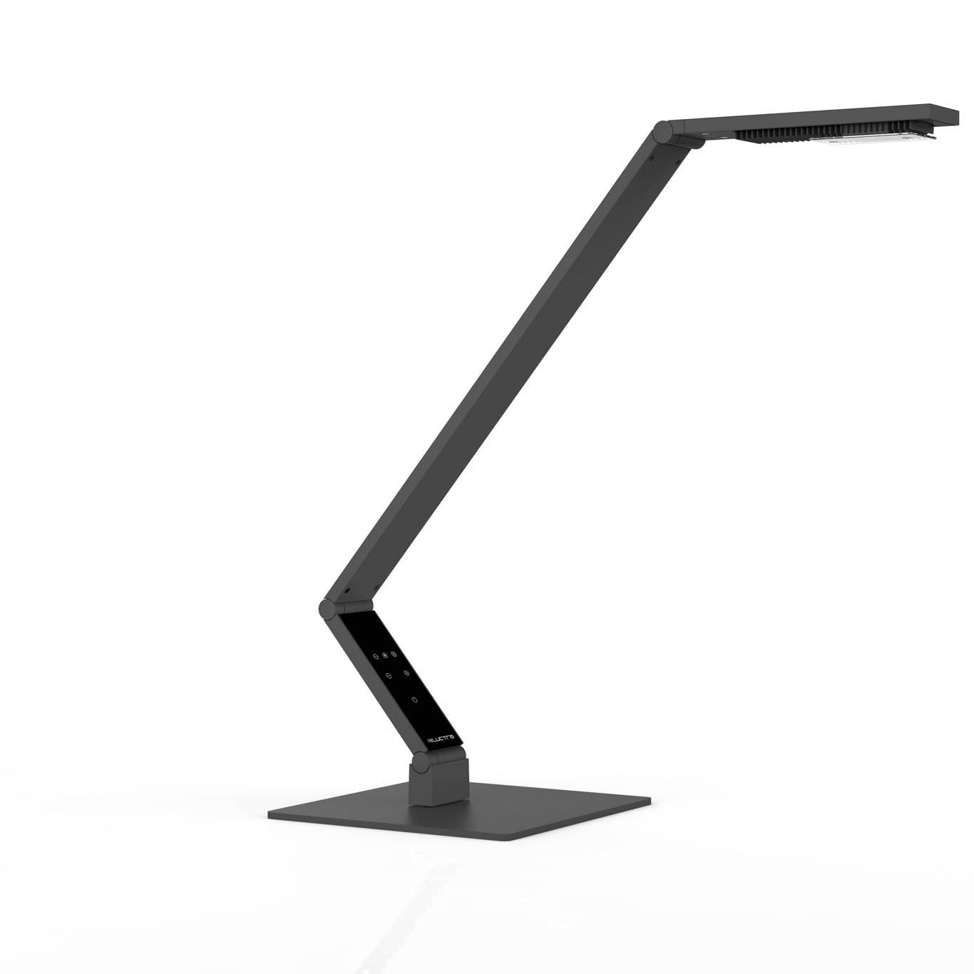 LUCTRA Tischleuchte TABLE LINEAR LED biologisch Linear Table Licht Base Schreibtischlampe, wirksames schwarz BASE