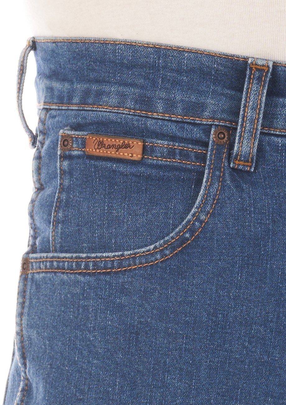 Wrangler Straight-Jeans Herren Jeanshose Texas Stretch Regular Fit Denim Hose mit Stretch – Bild 5 von 5