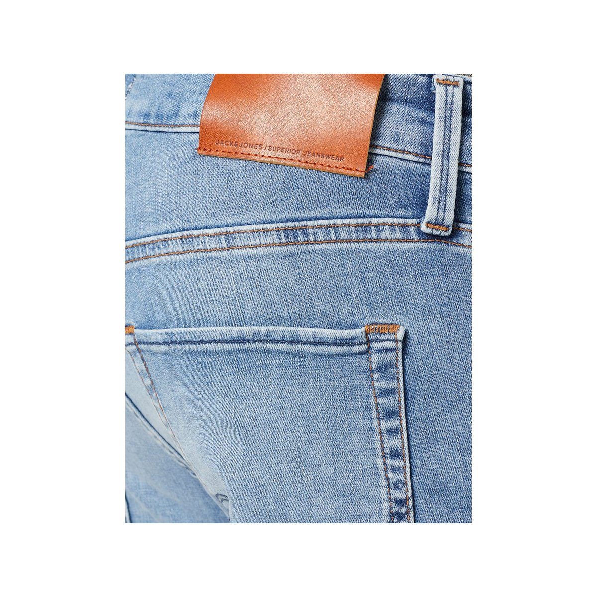 Jones Jack (1-tlg) & blau 5-Pocket-Jeans