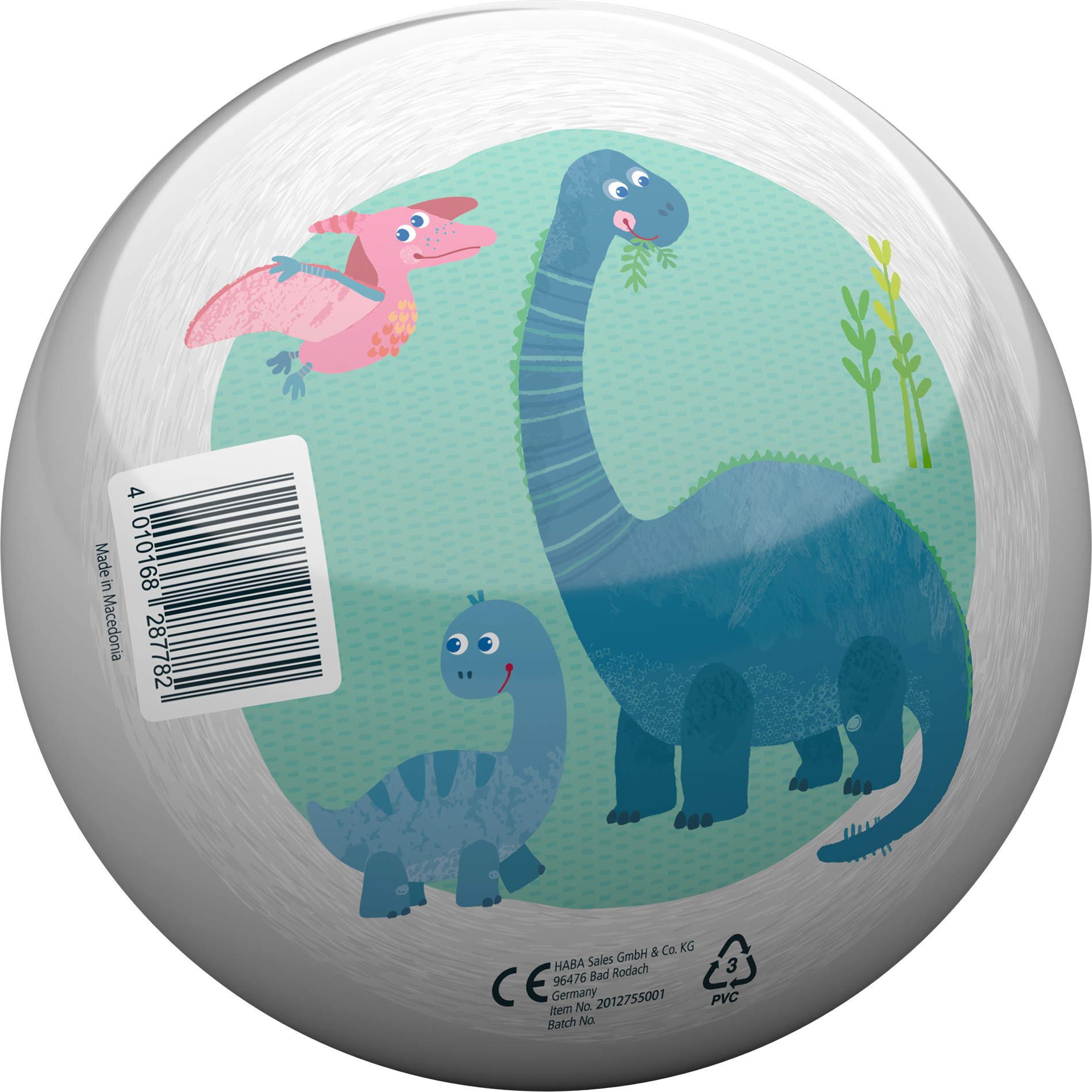 Spielball Kleinkindwelt Ball Kunststoffball Dino 14 cm Ø Spielball 2012755001