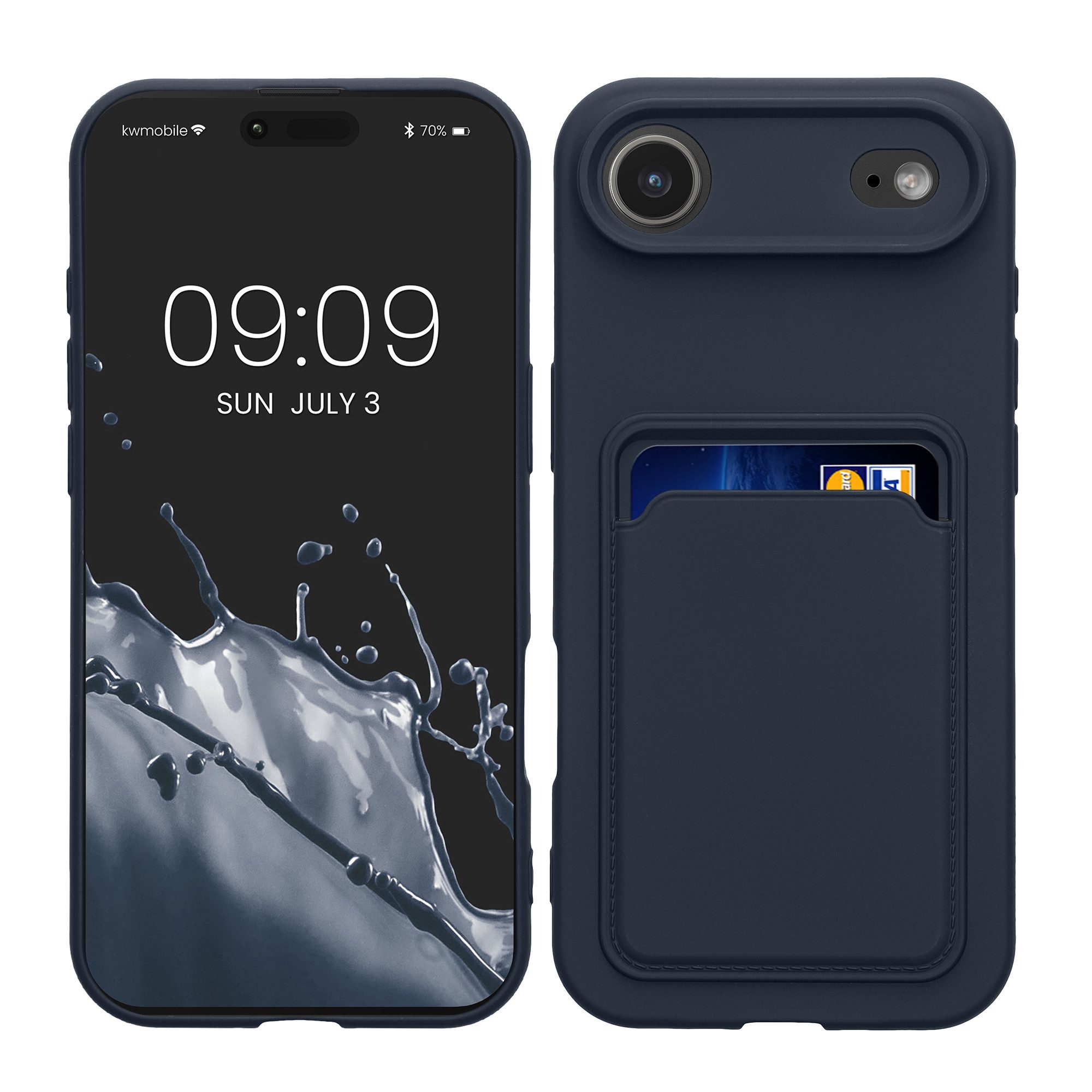 kwmobile Smartphone-Hülle Hülle für Apple iPhone Air, Handyhülle mit Fach für Karten - Handy Cover Case