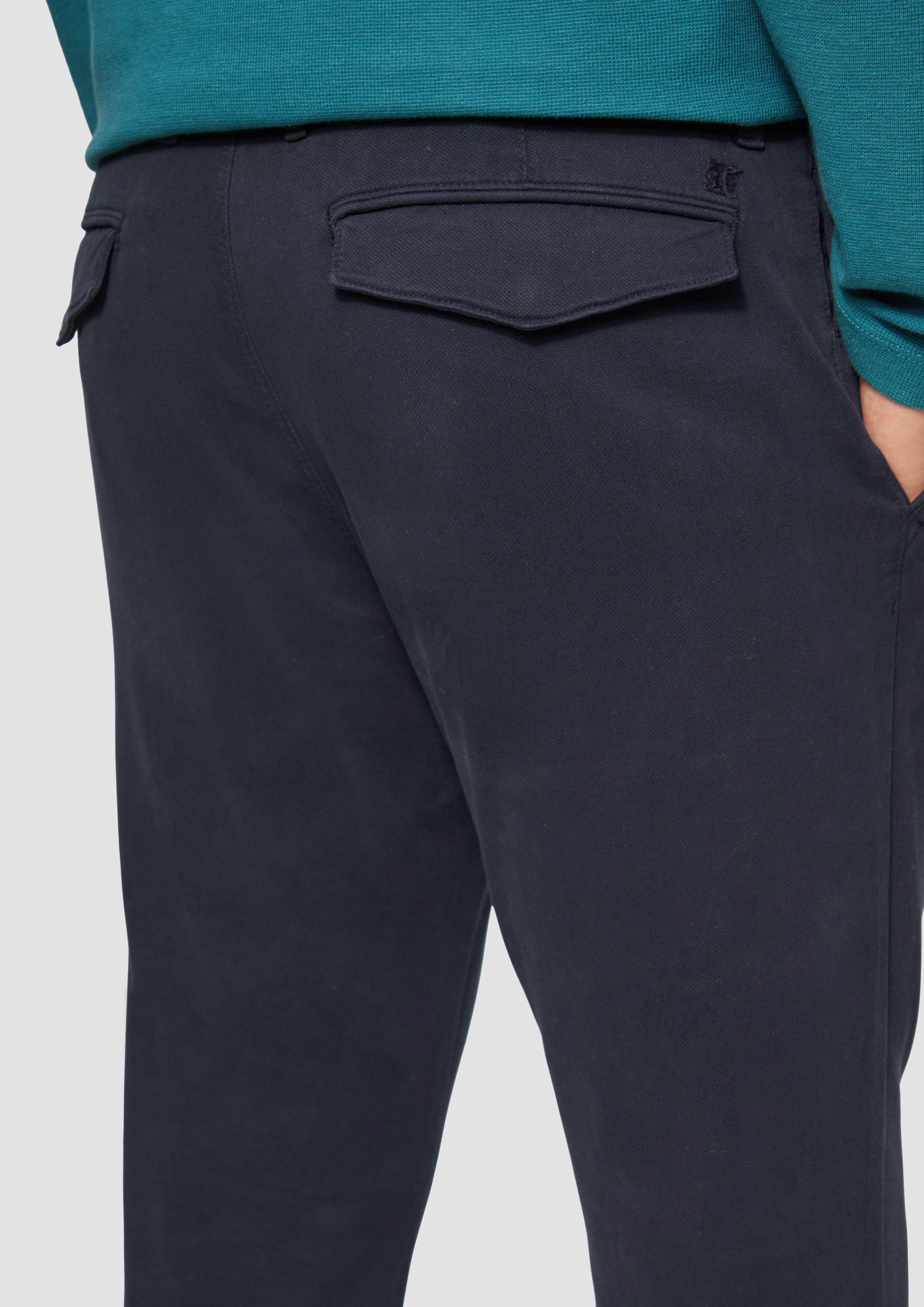 s.Oliver Stoffhose Regular Fit: Strukturierte Chino günstig online kaufen