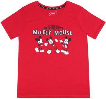 Sarcia.eu Schlafanzug Rot-graues Pyjama/Schlafanzug Mickey Maus DISNEY S