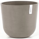 ECOPOTS Blumentopf Oslo 35 Taupe, für innen und außen: frostsicher, bruchsicher und lichtbeständig