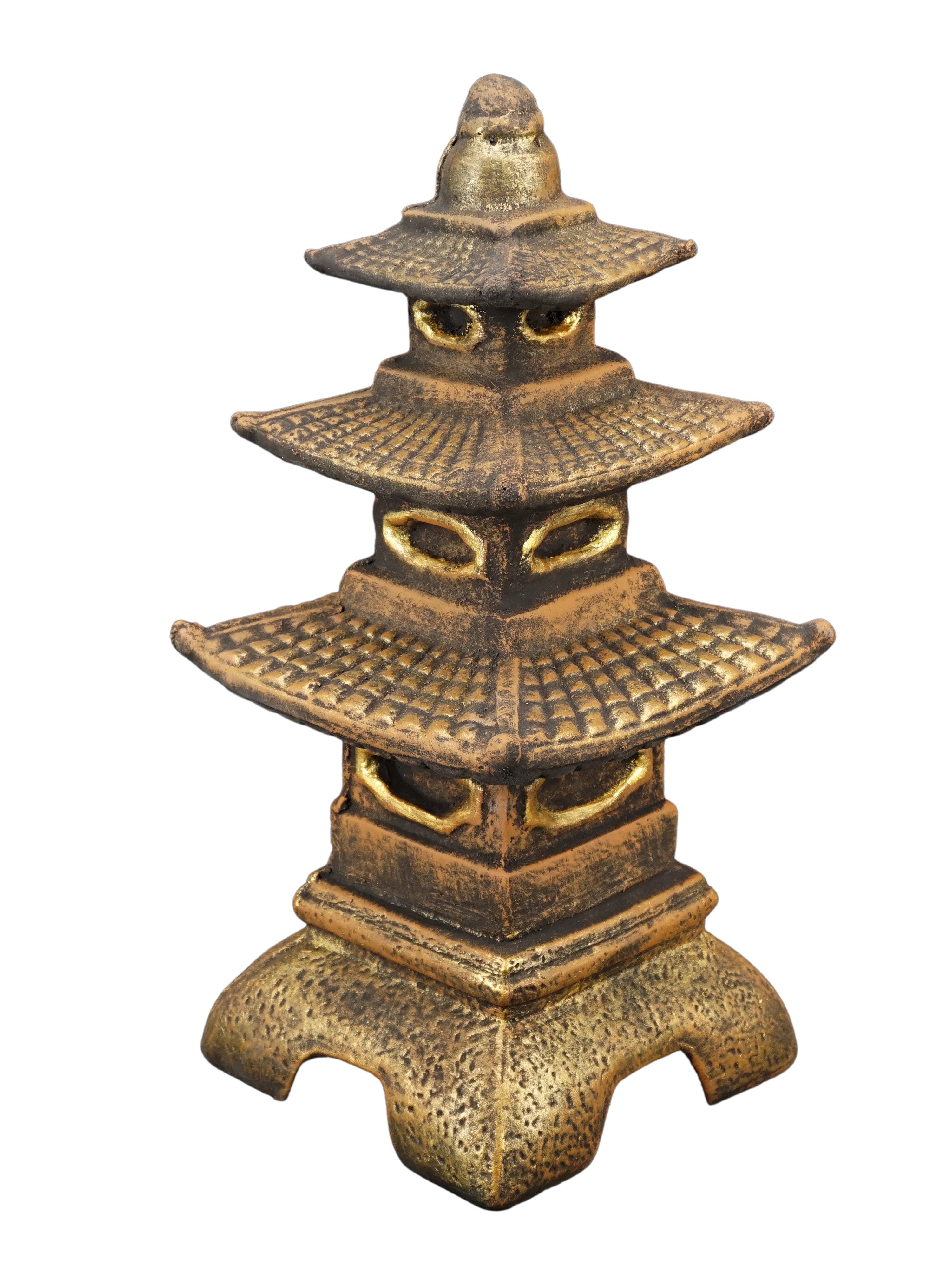 gartendekoparadies.de Gartenfigur Steinlampe Pagode japanische Steinlaterne günstig online kaufen