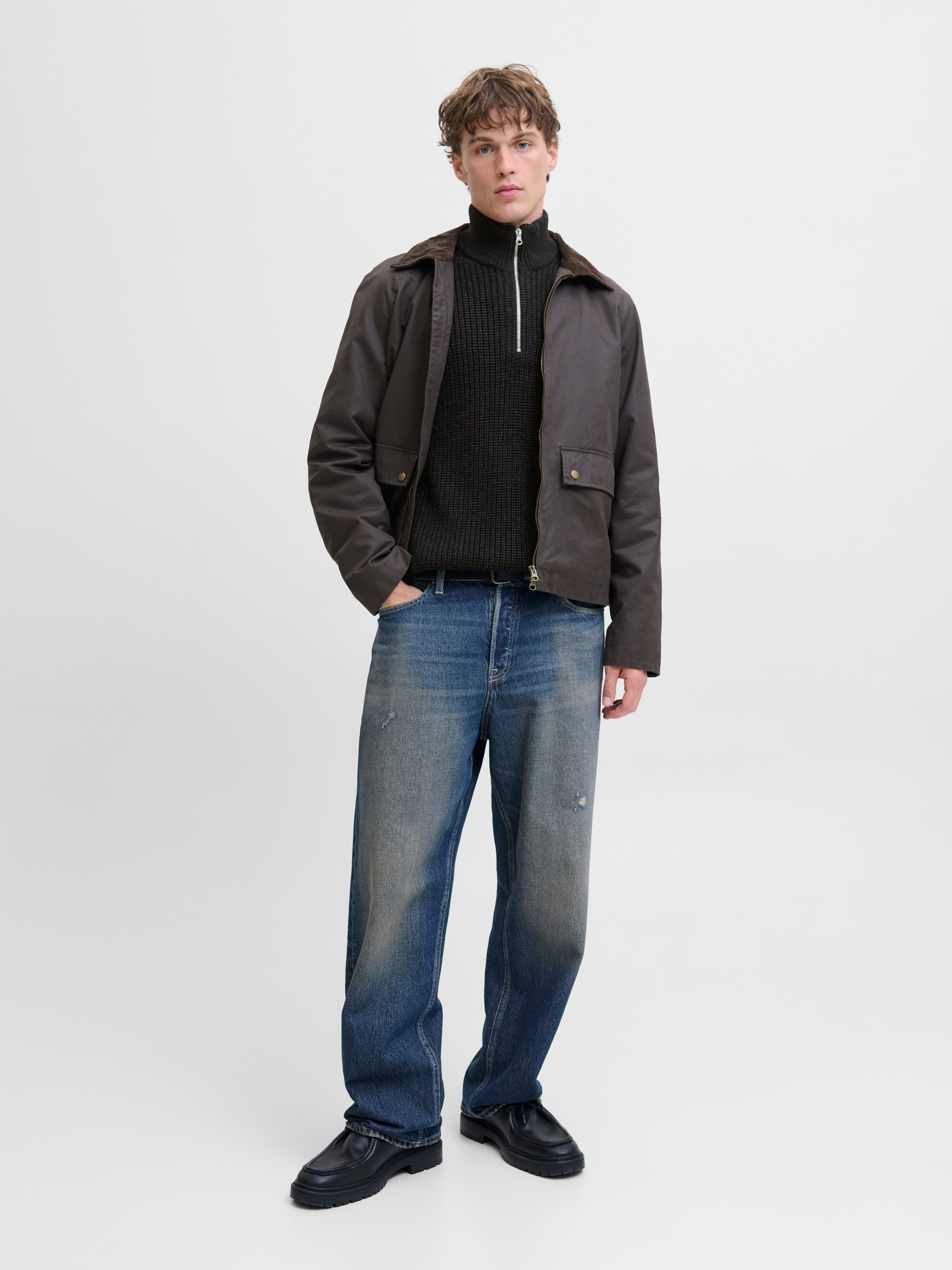Jack & Jones Troyer JORBLEECKER KNIT HALF ZIP BF