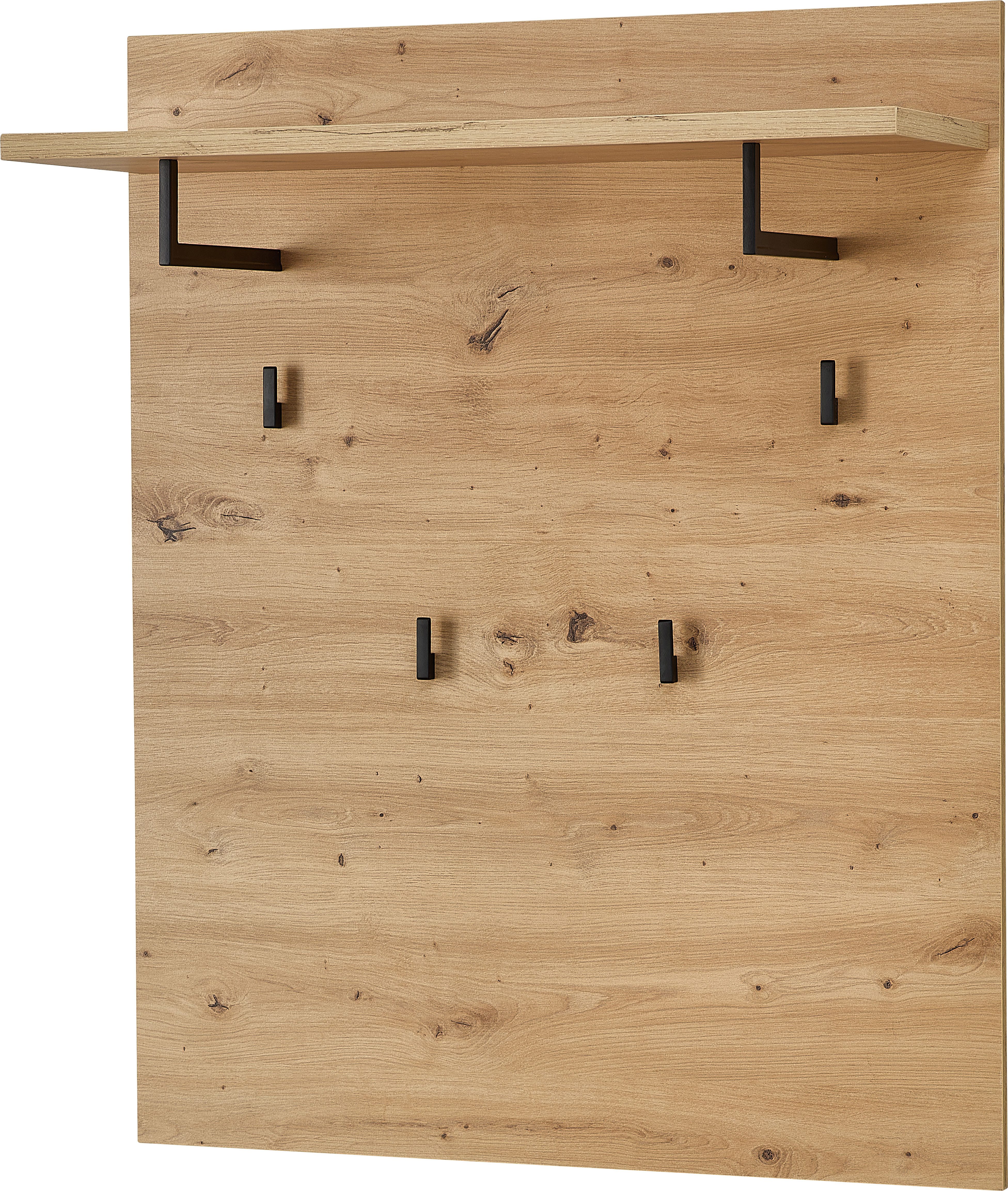 OTTO home Regal Fargo Garderobenpaneel, 80x100x30cm (B/H/T), 1-tlg., 4 Haken, Ablage, Kleiderstange