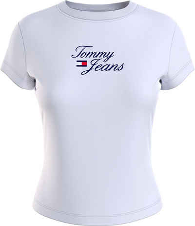 Tommy Jeans T-Shirt TJW BBY ESSENTIAL LOGO 1 SS trendiges und stylisches Damen-T-Shirt mit Logodruck