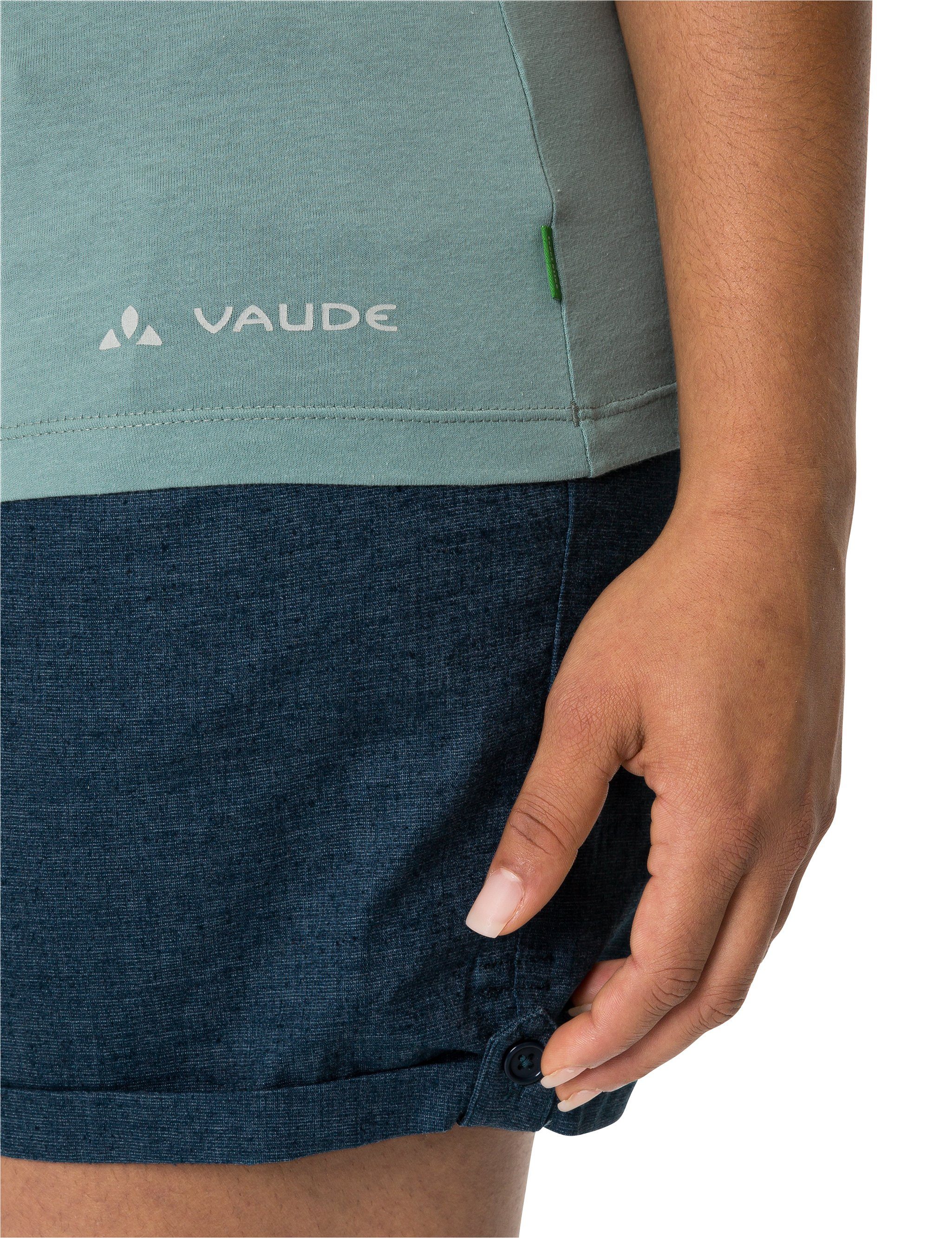 VAUDE (1-tlg) Spirit Grüner leaf Knopf frozen T-Shirt Women's T-Shirt