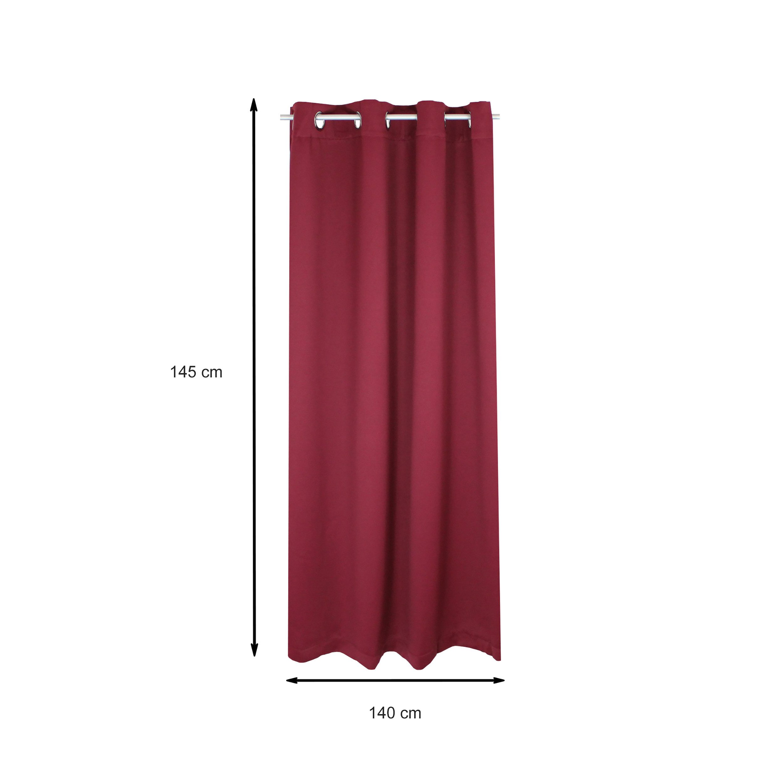 Haus und Deko Verdunkelungsvorhang Verdunkelungsvorhang Ösen Vorhang blickdicht Gardine abdunkelnd verdun (1 St), Ösen, verdunkelnd, Polyester
