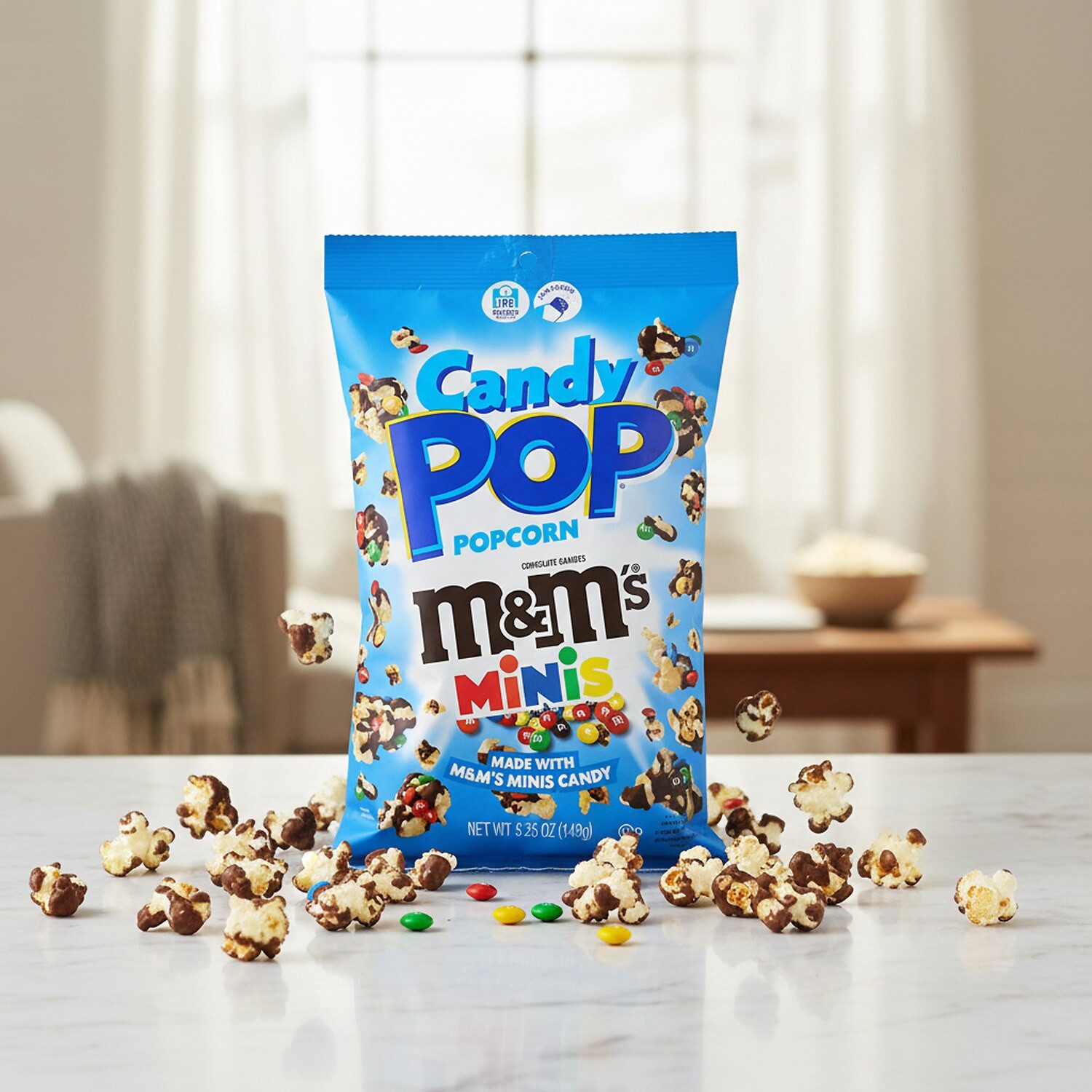 Candy Pop Knabberei, 1 x 149 g, Candy Pop M&M’s Minis Popcorn