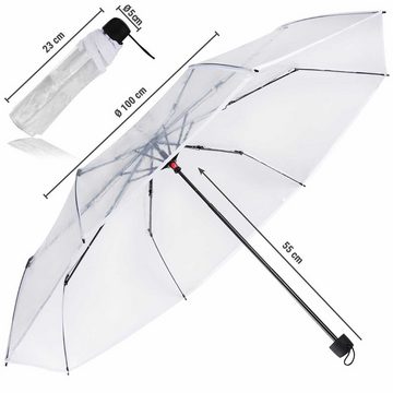 Goods+Gadgets Stockregenschirm, Eleganter Regenschirm in transparent