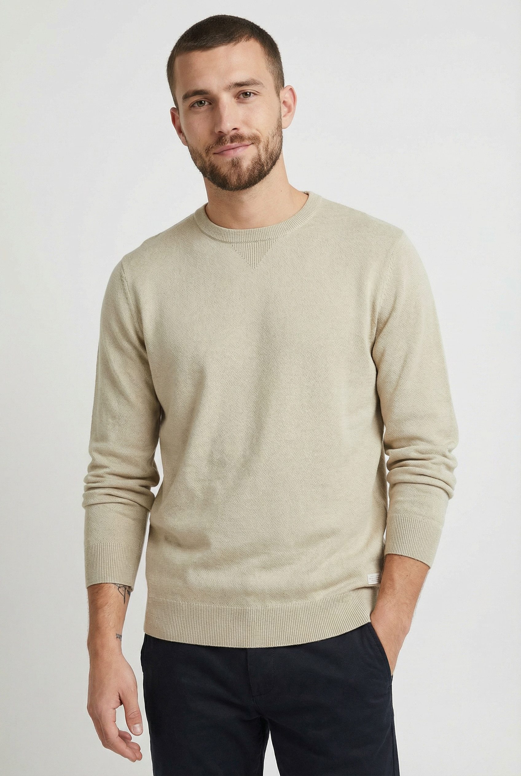 Rundhalspullover Pullover