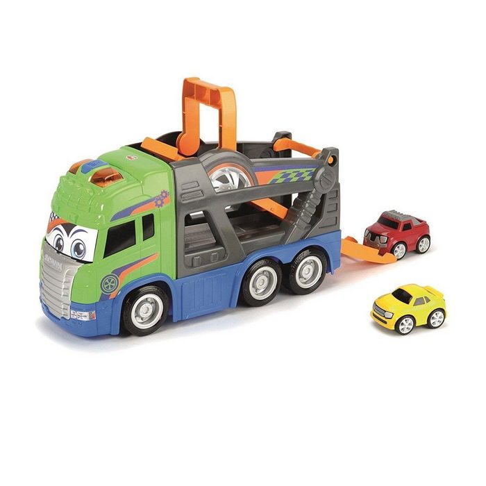 Dickie Toys Spielzeug-LKW 203817000 Happy Scania Car Transporter