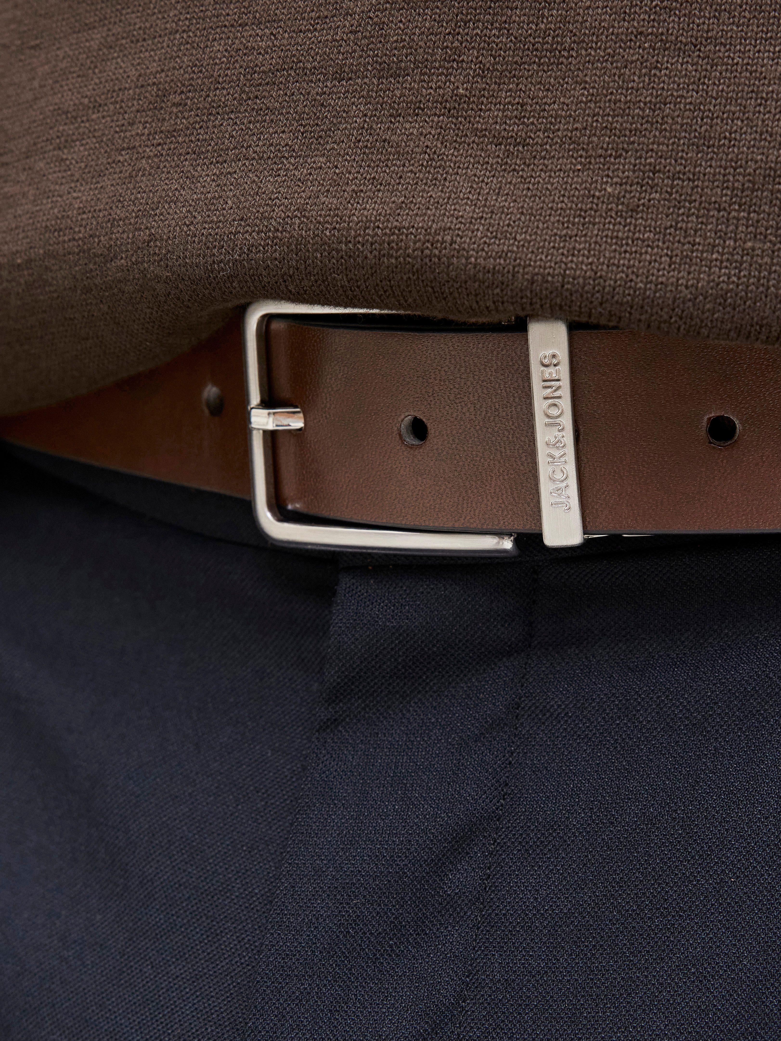 Jack & Jones Ledergürtel JACGARDA REVERSIBLE BELT NOOS – Bild 5 von 5