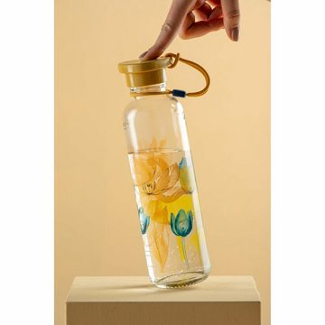 LEONARDO Trinkflasche In Giro Flower, 500 ml, Gelb