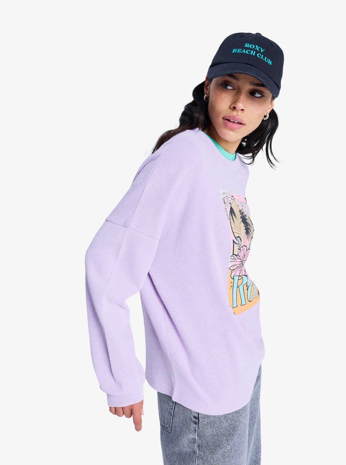 Roxy T-Shirt EASTSIDE MIDWEIGHT sportlicher Stil, Kurzarm, für Freizeitaktivitäten