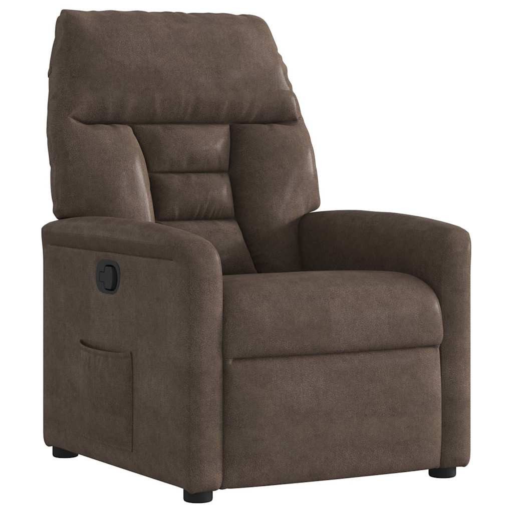 vidaXL Sessel Relaxsessel Braun Mikrofasergewebe (1-St) günstig online kaufen