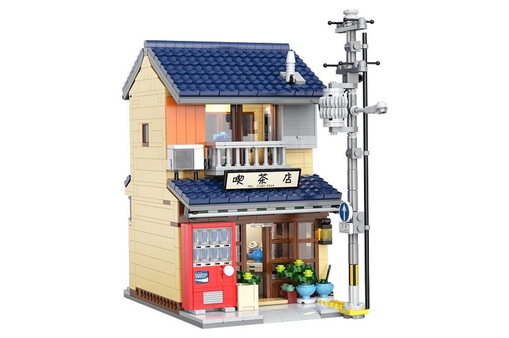 CaDA CaDA Japanese Tea Shop (1200 Teile) (neue Version) Konstruktionsspielsteine