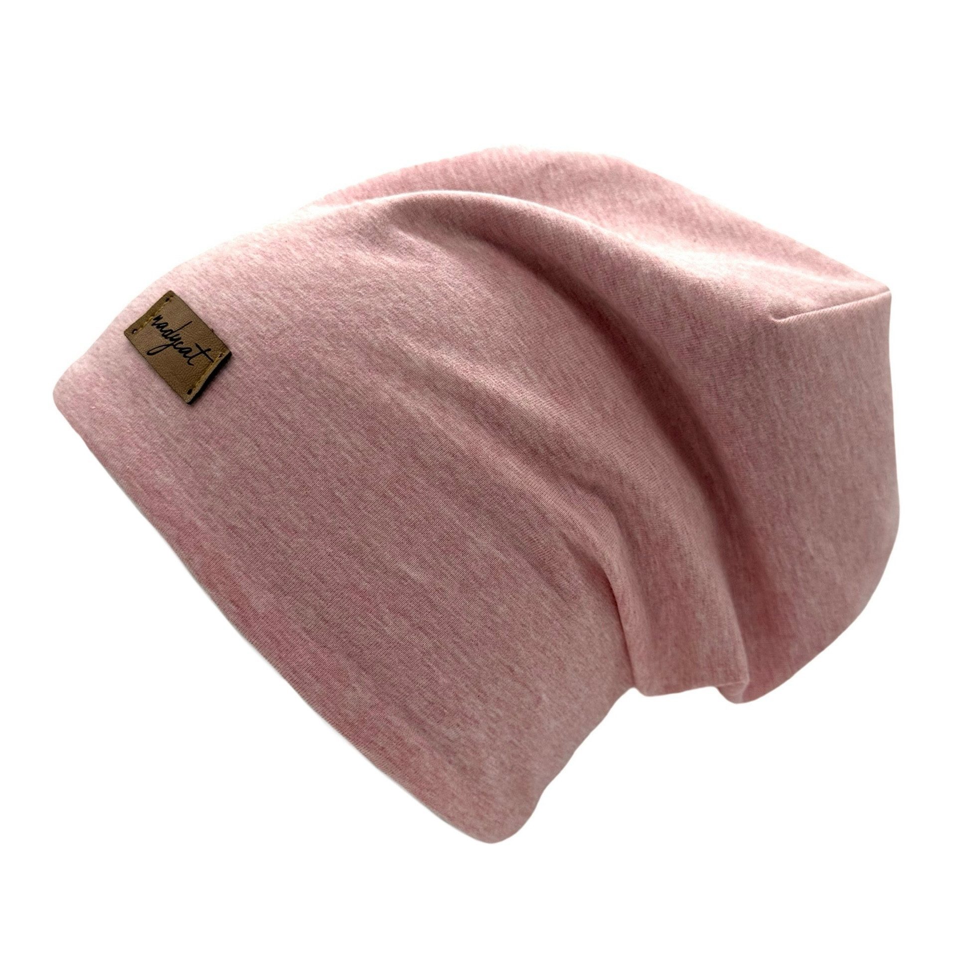 nadycat Beanie ROSA meliert UNI (2-St., Beanie & Loop) handgefertigt aus de günstig online kaufen