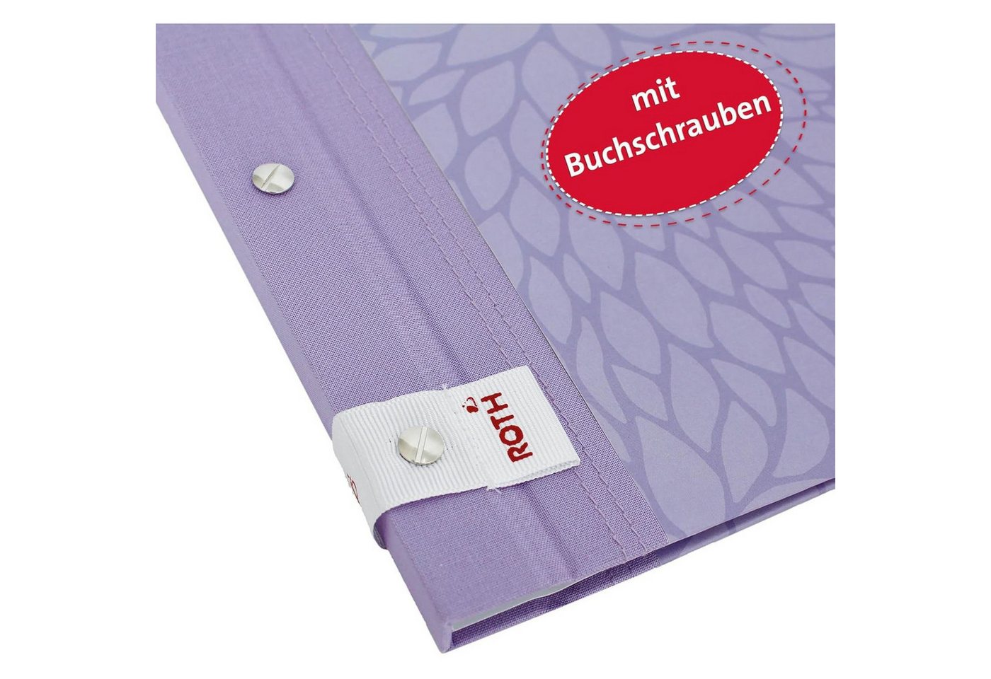 Thumbnail - Roth Ideen Bewerbungsmappe ROTH Zeugnismappe Pattern mit Buchschrauben "Paradise"