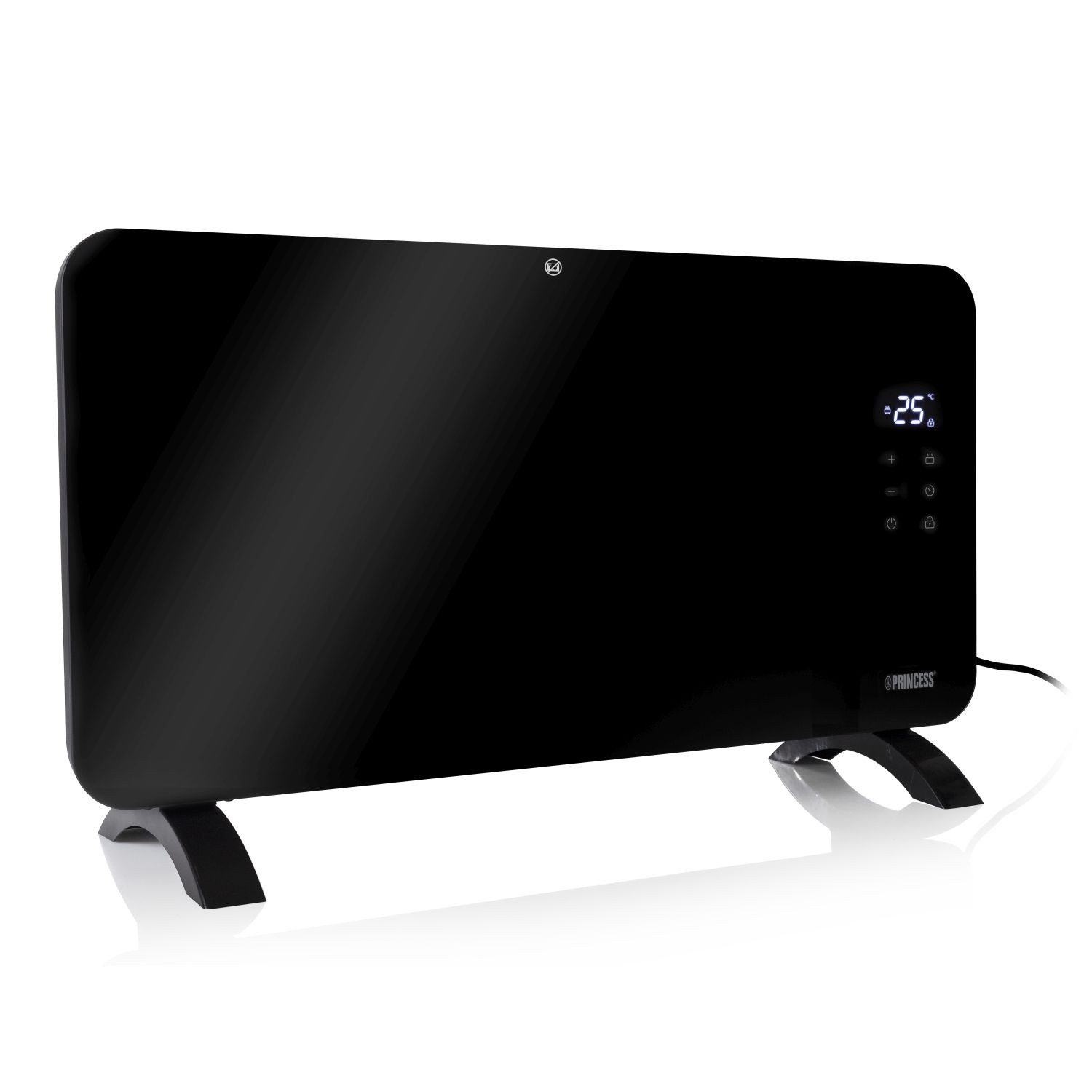 PRINCESS Infrarotheizung Princess 348150 Smartes Flächenheizsystem - Schwarz - 1500 Watt - WLAN